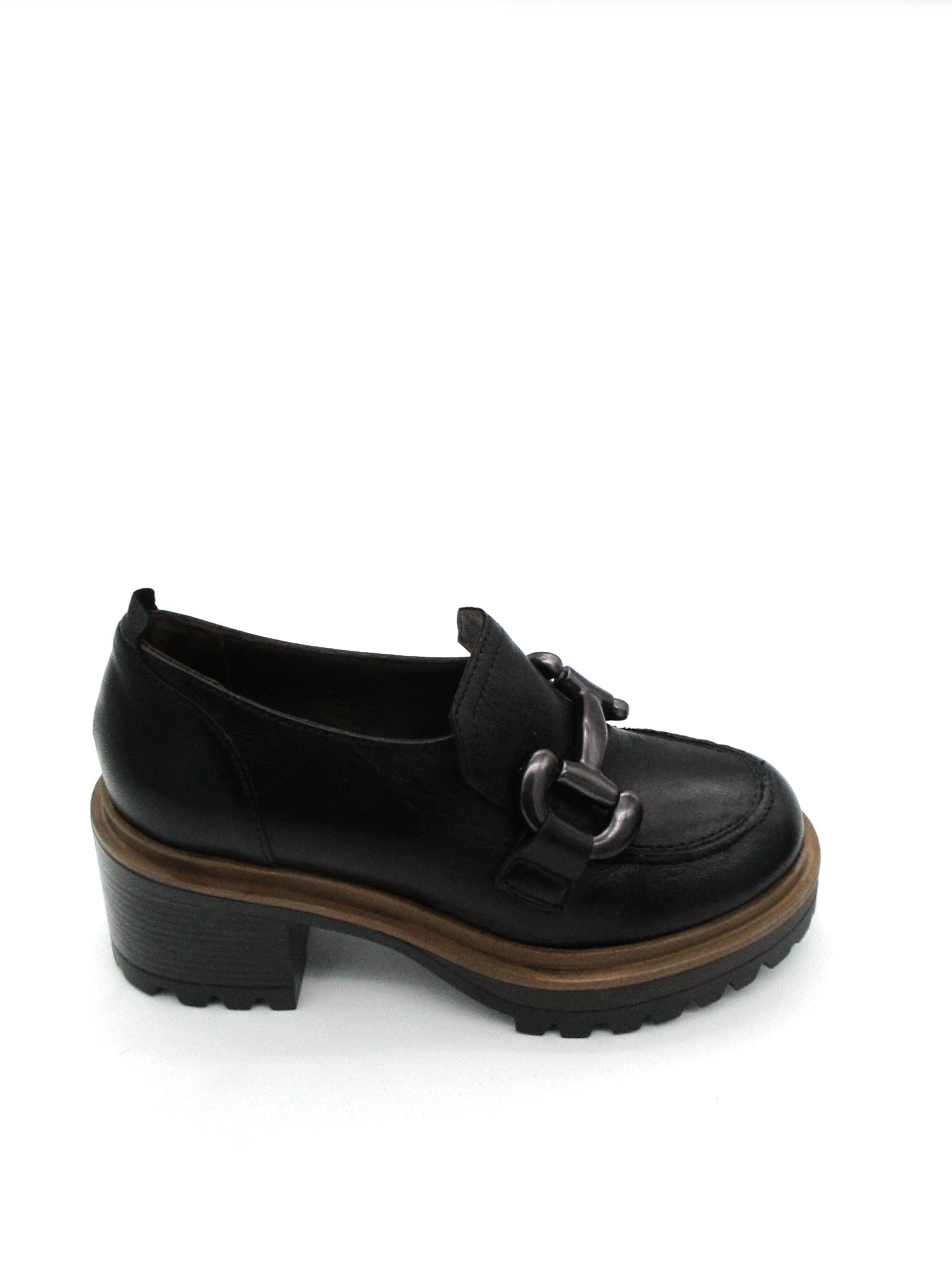 Mocassino pelle donna Mjus Black  - T64101 -