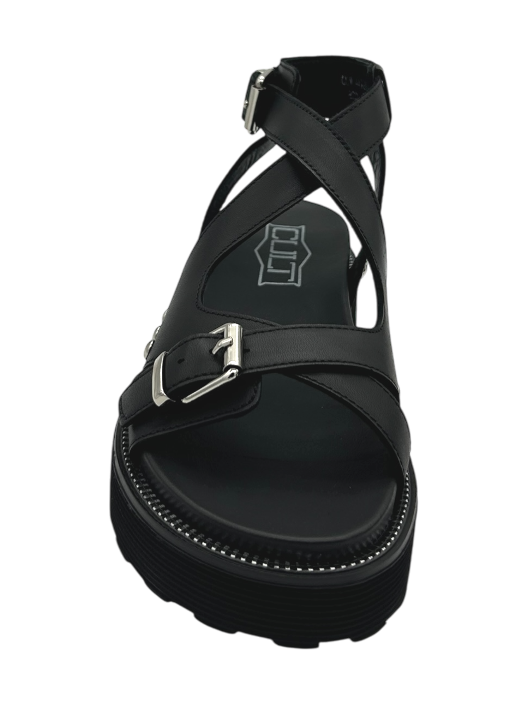 Sandalo pelle donna CULT Black - Ziggy 4472 -