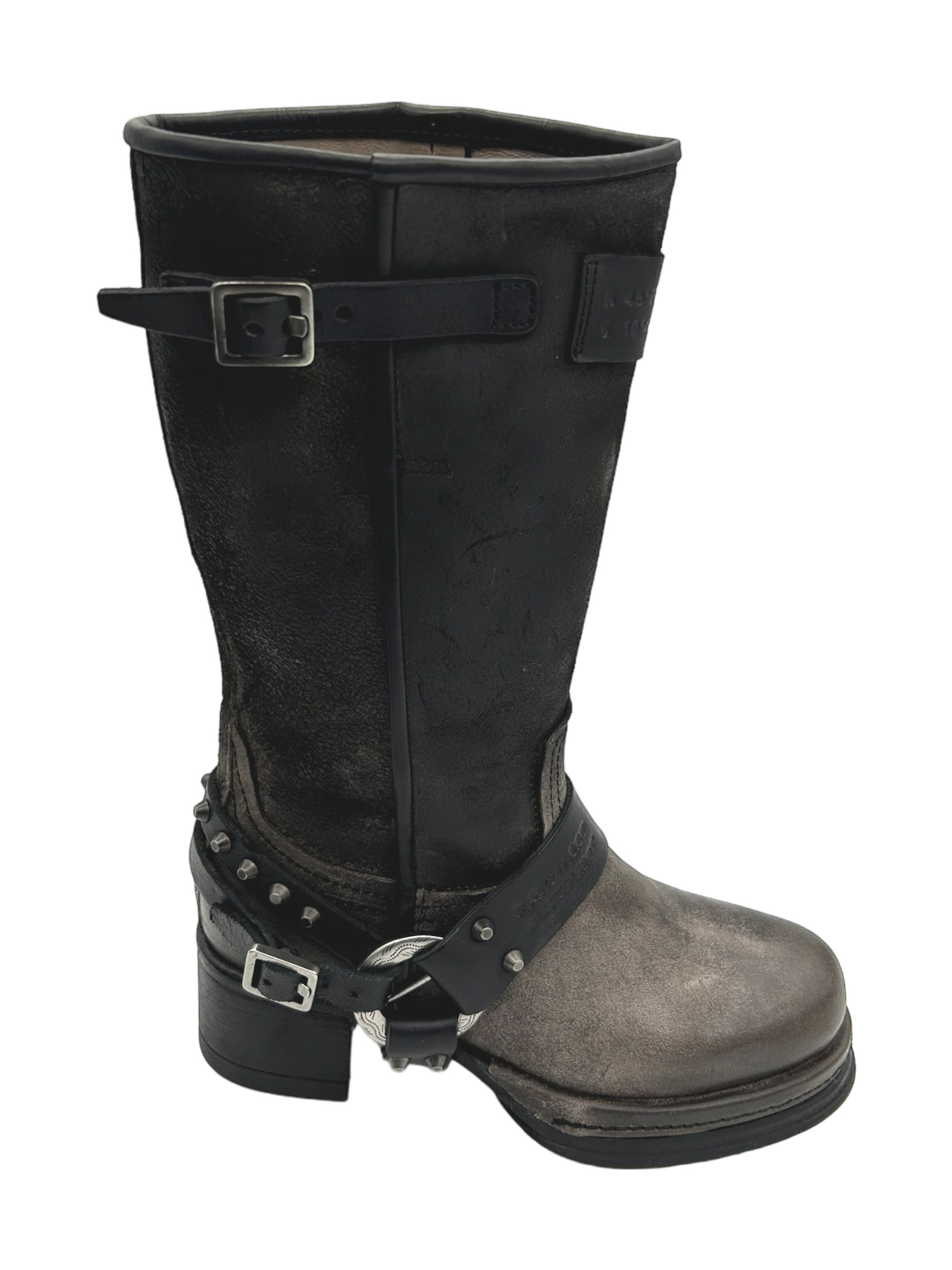 Stivale pelle donna AS98 Smoke - B52311 -