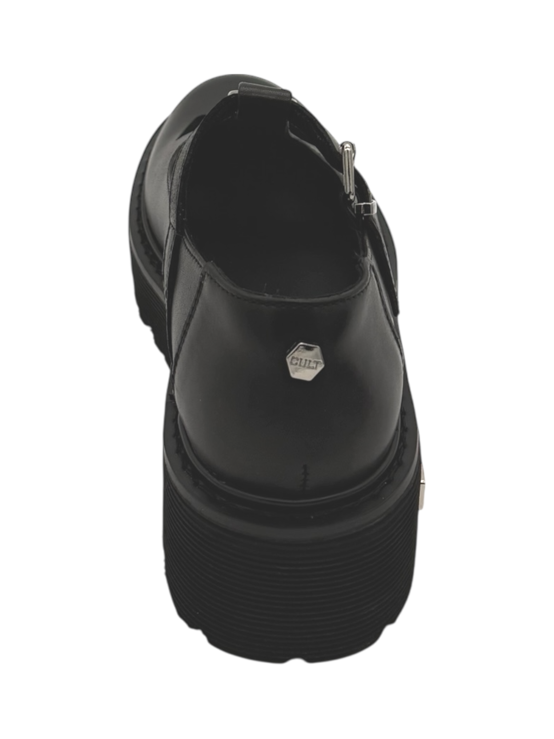 Mocassino piercing pelle donna CULT Black - 4216 -