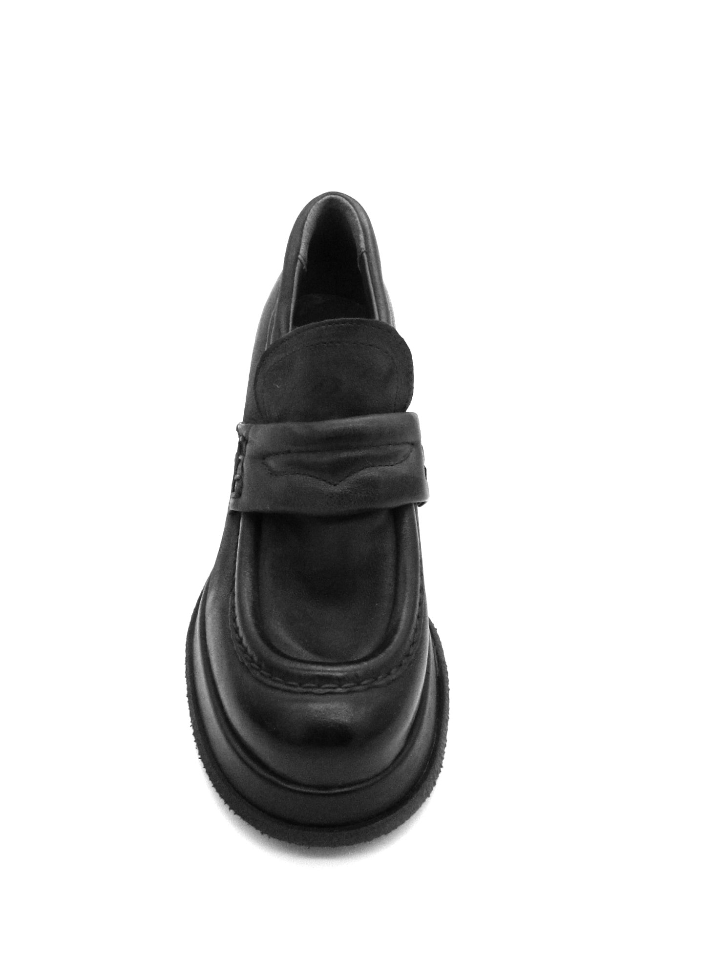 Mocassino in pelle donna Black AS98 - B54101 -