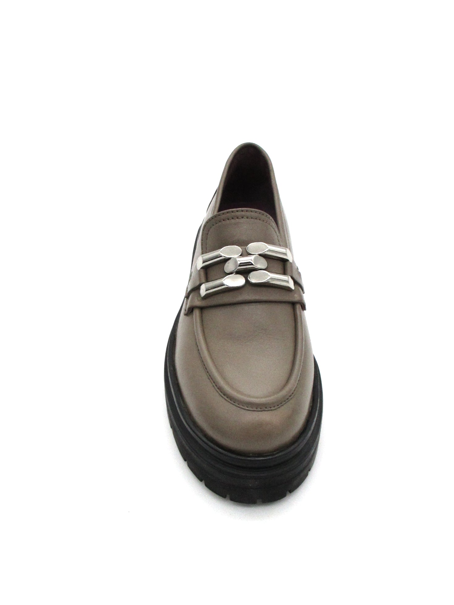 Mocassino pelle donna Apepazza Taupe - Carlotta -