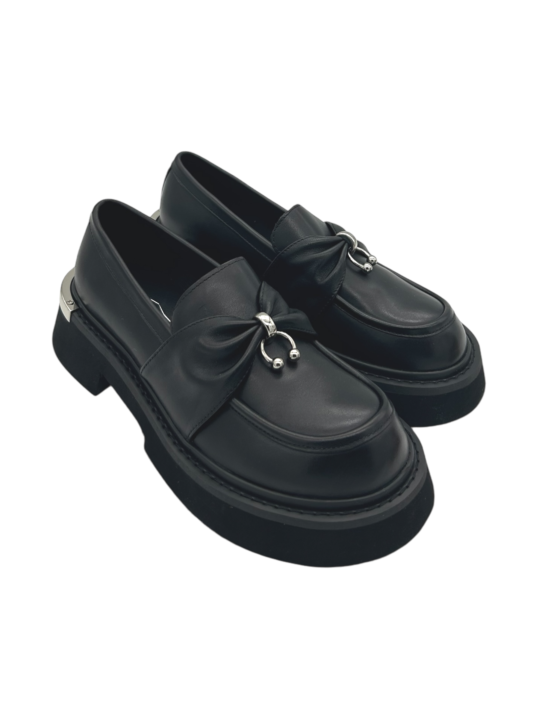 Cult Donna Scarpe Cult Basse Scarpa Pelle Donna CULT Black Slash 3041