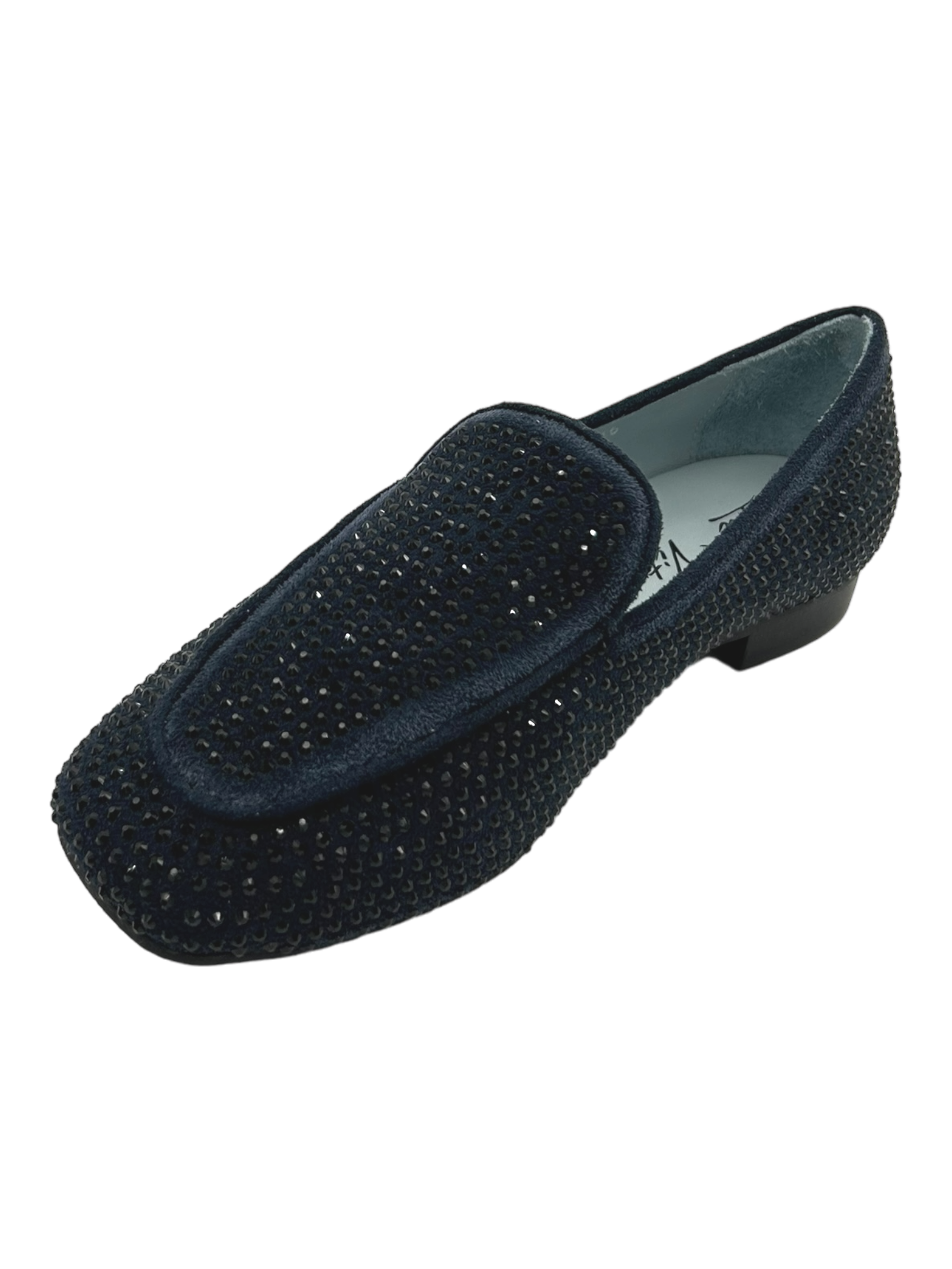 Mocassino donna La Vitrina by Valery camoscio Blue navy - X04-3 -