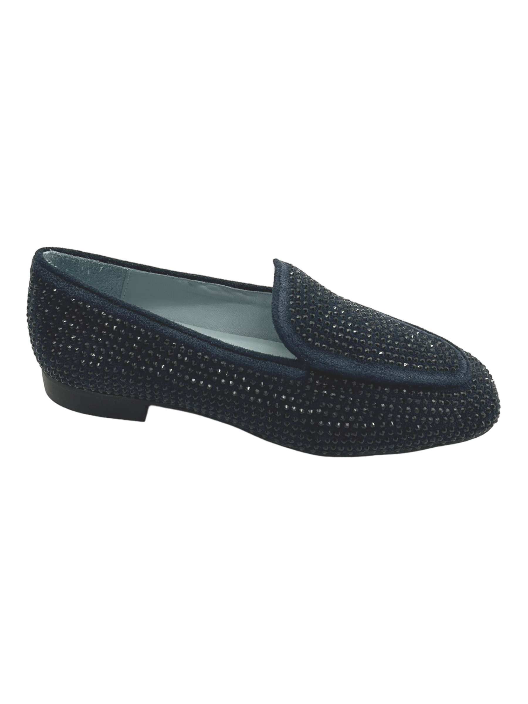 Mocassino donna La Vitrina by Valery camoscio Blue navy - X04-3 -