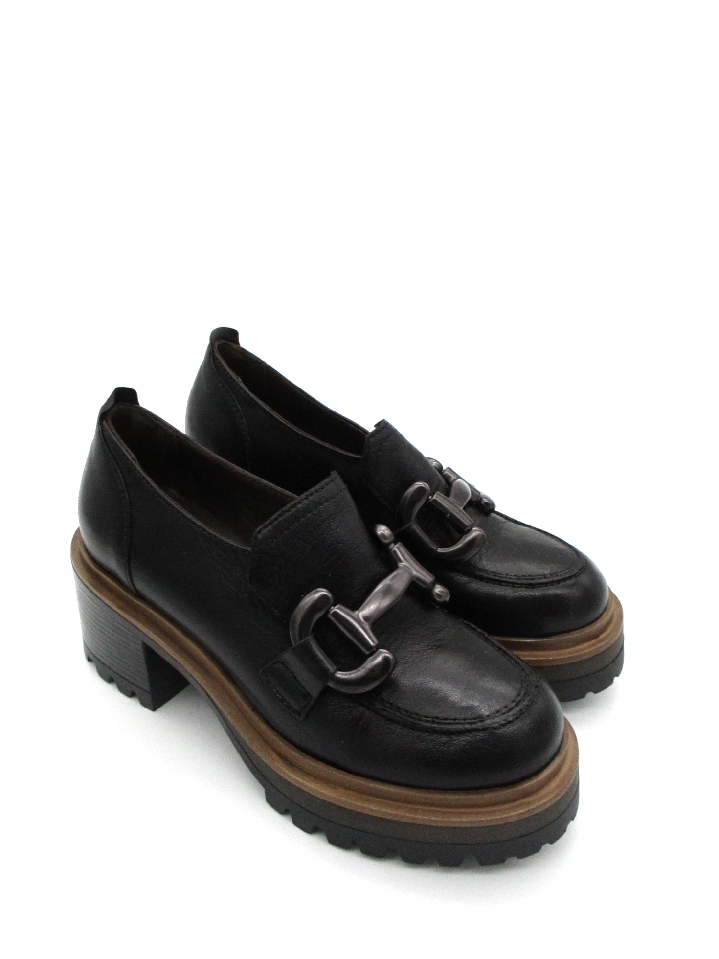 Mocassino pelle donna Mjus Black - T64101 -