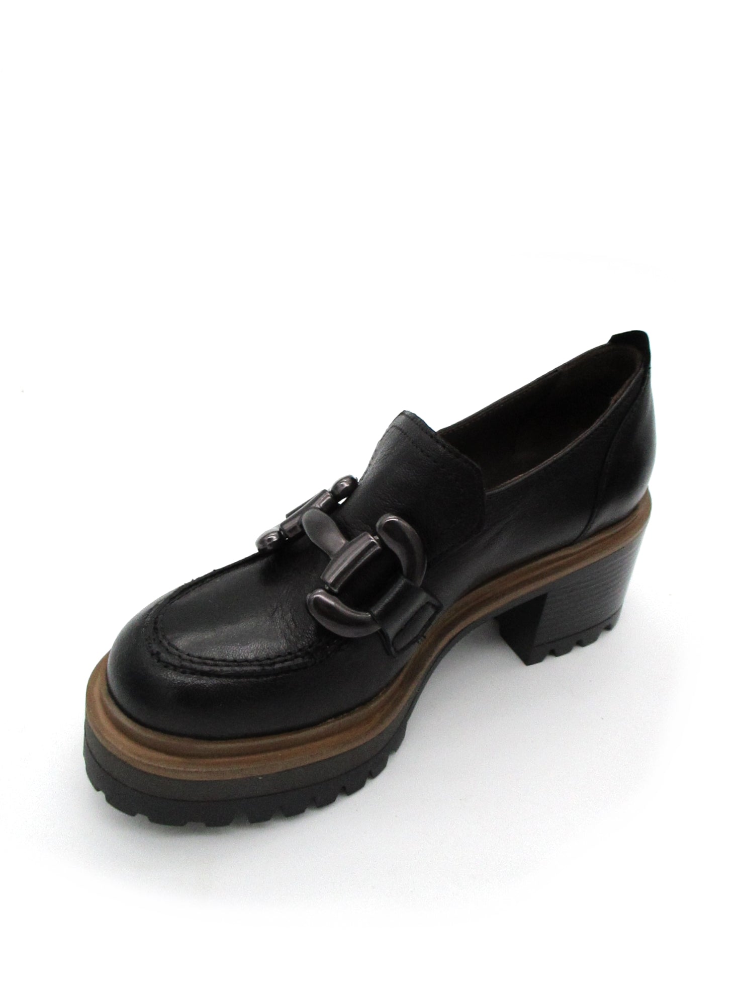 Mocassino pelle donna Mjus Black  - T64101 -