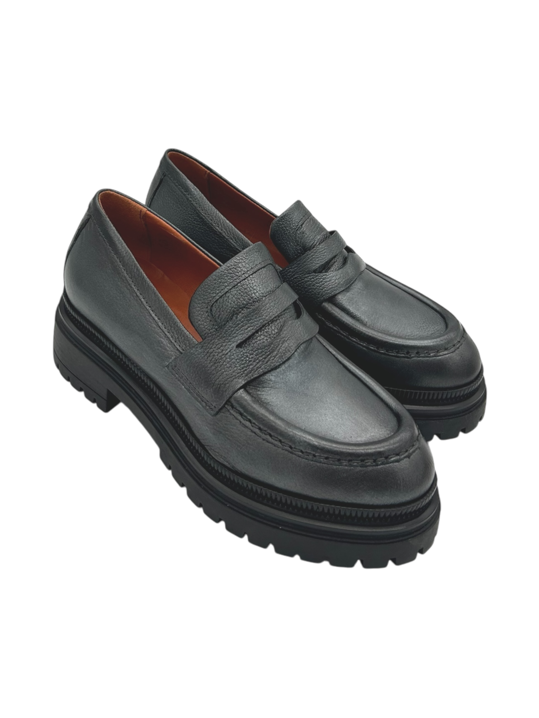 Mocassino pelle donna Mjus Peltro - T60122 -