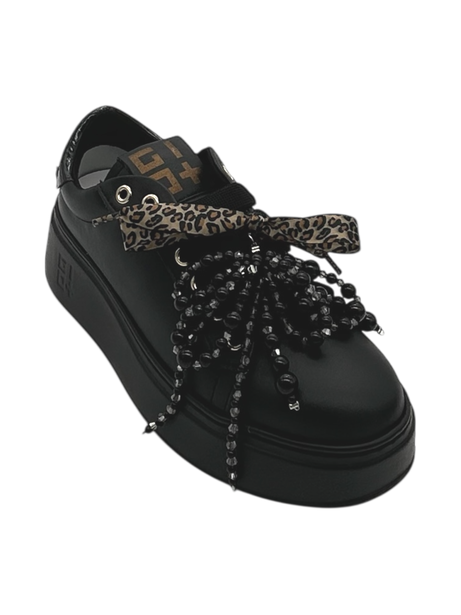 Sneakers pelle donna GIO+ Black - PIA 434 A -