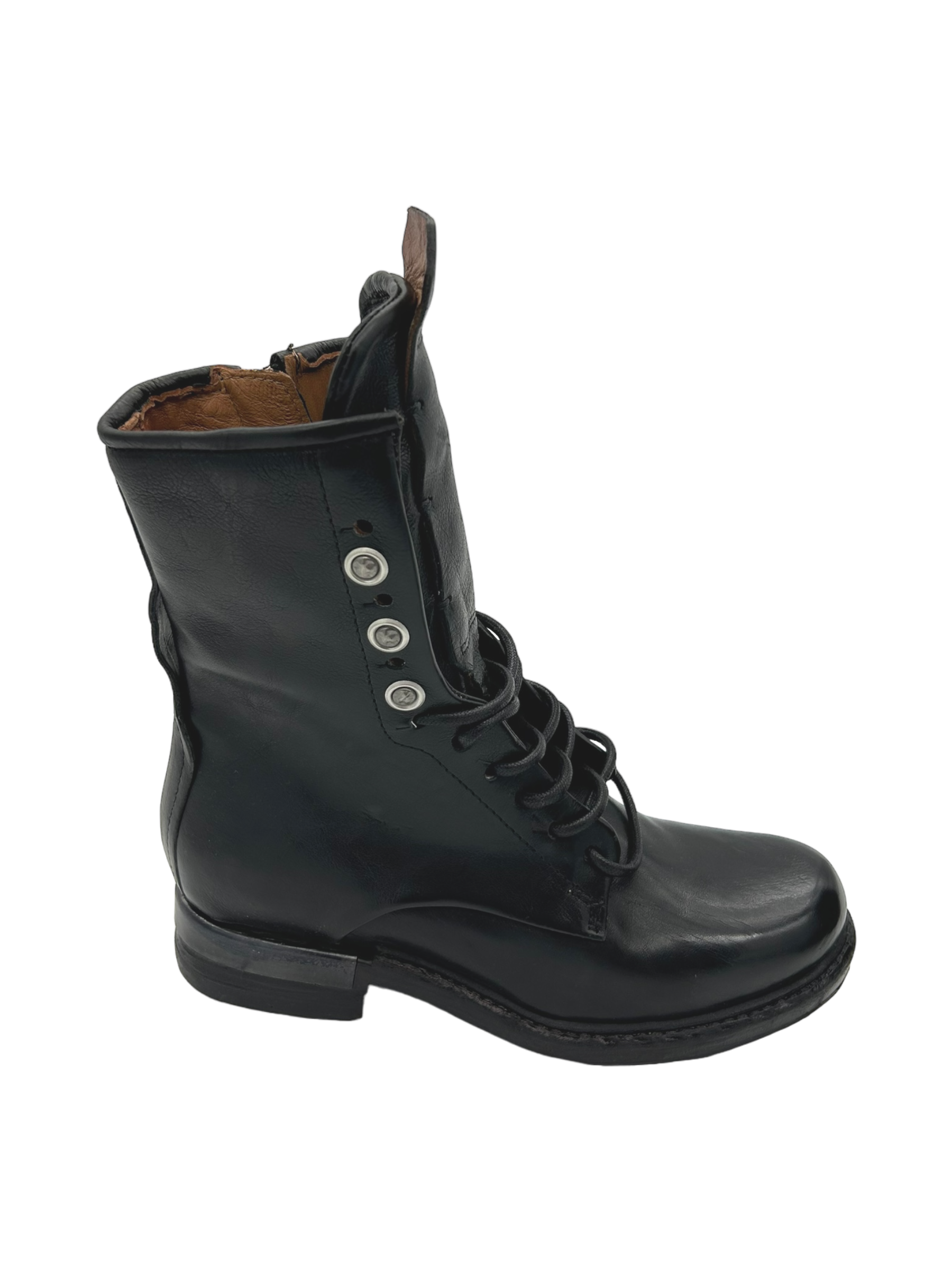 Stivaletto pelle donna AS98 Black - B80215 -