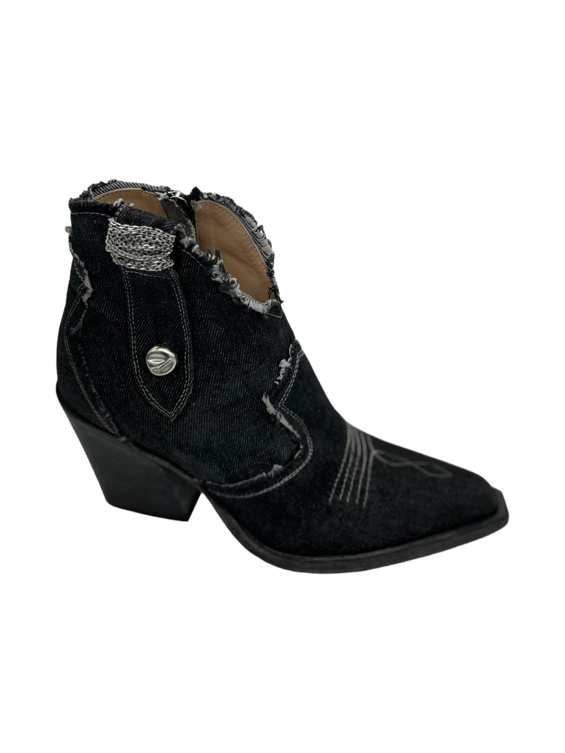 Stivaletto donna FRU.IT Jeans Black  - 8575 -