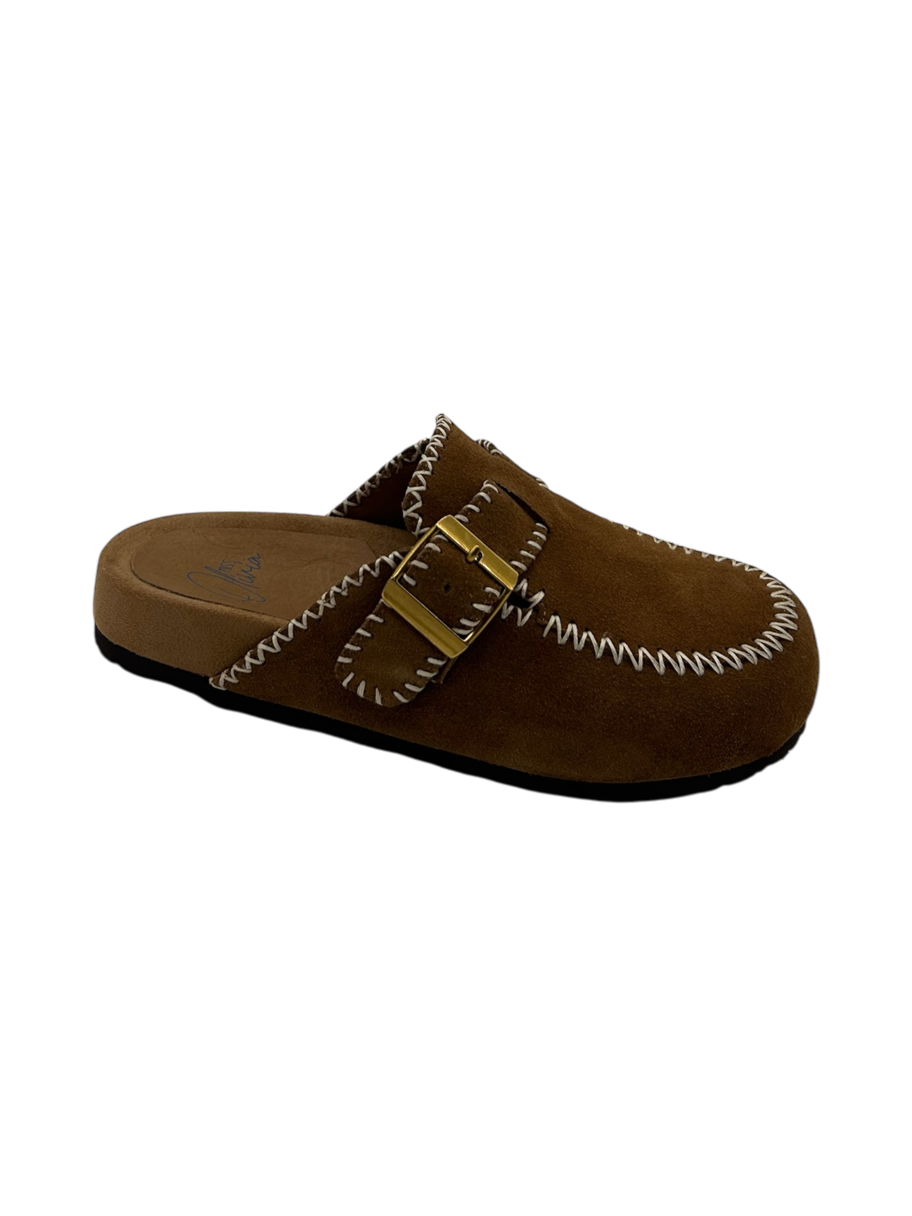 Sabot suede donna Miss Olivia Cuoio - Iris -