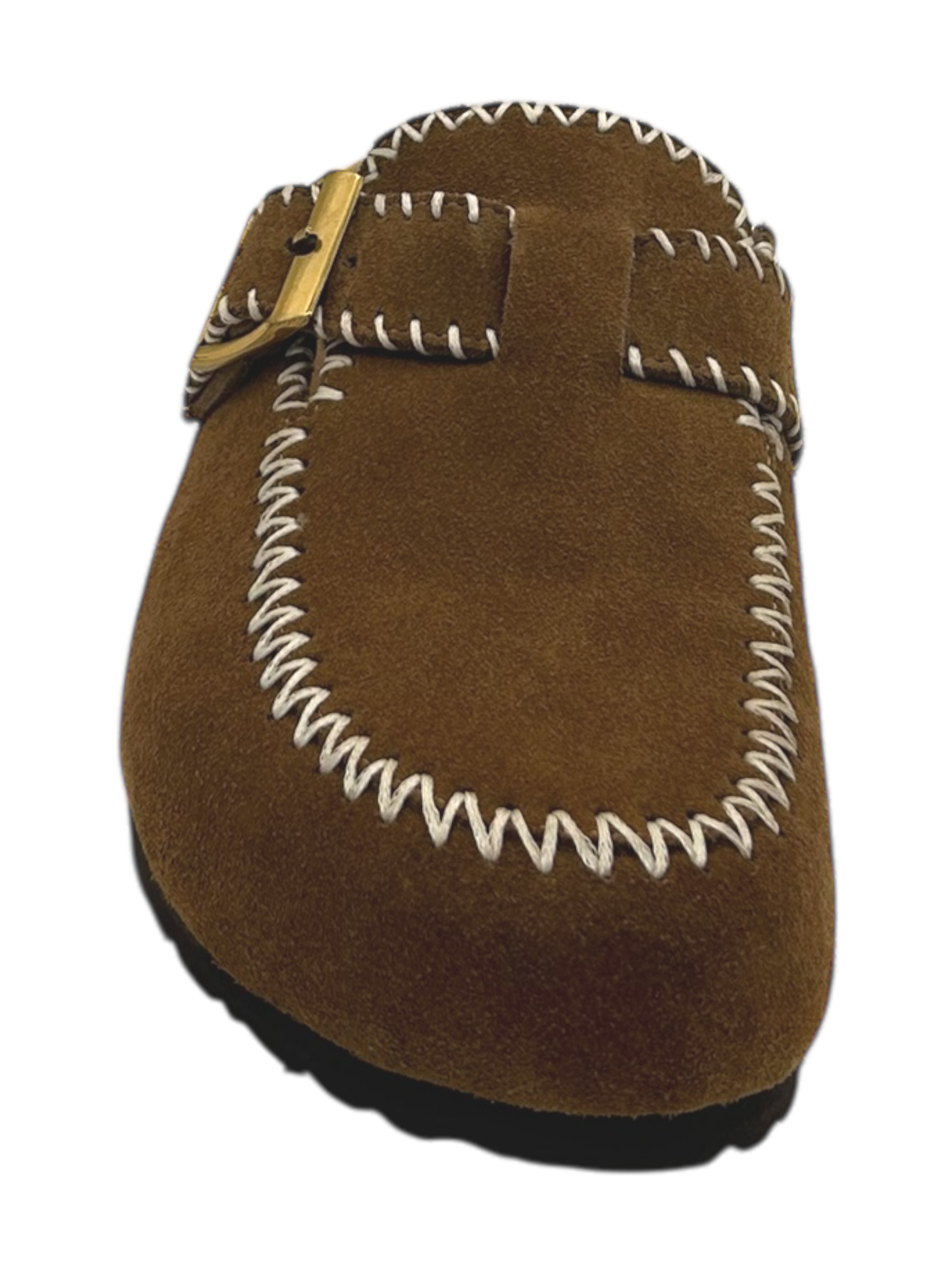 Sabot suede donna Miss Olivia Cuoio - Iris -