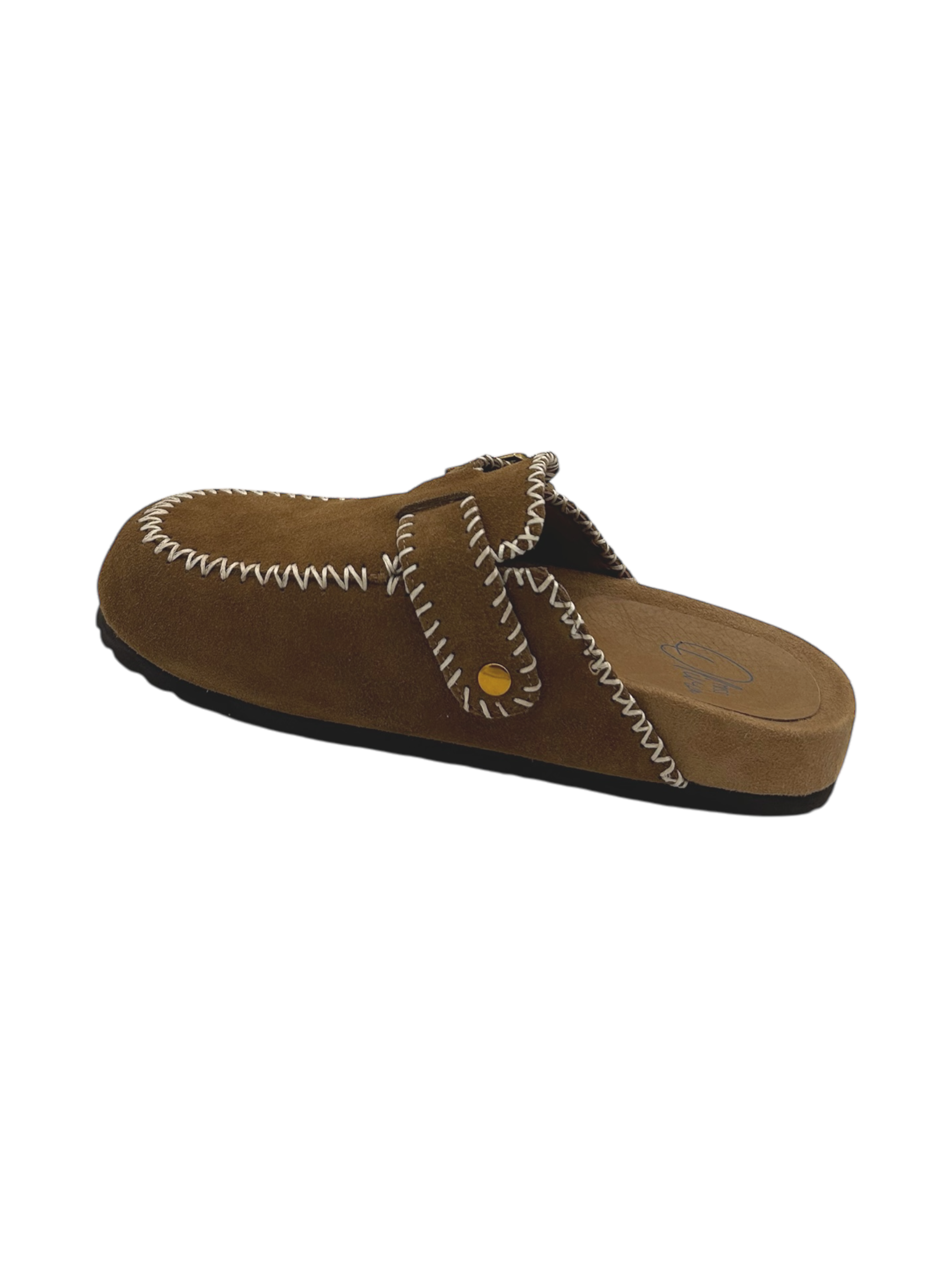 Sabot suede donna Miss Olivia Cuoio - Iris -