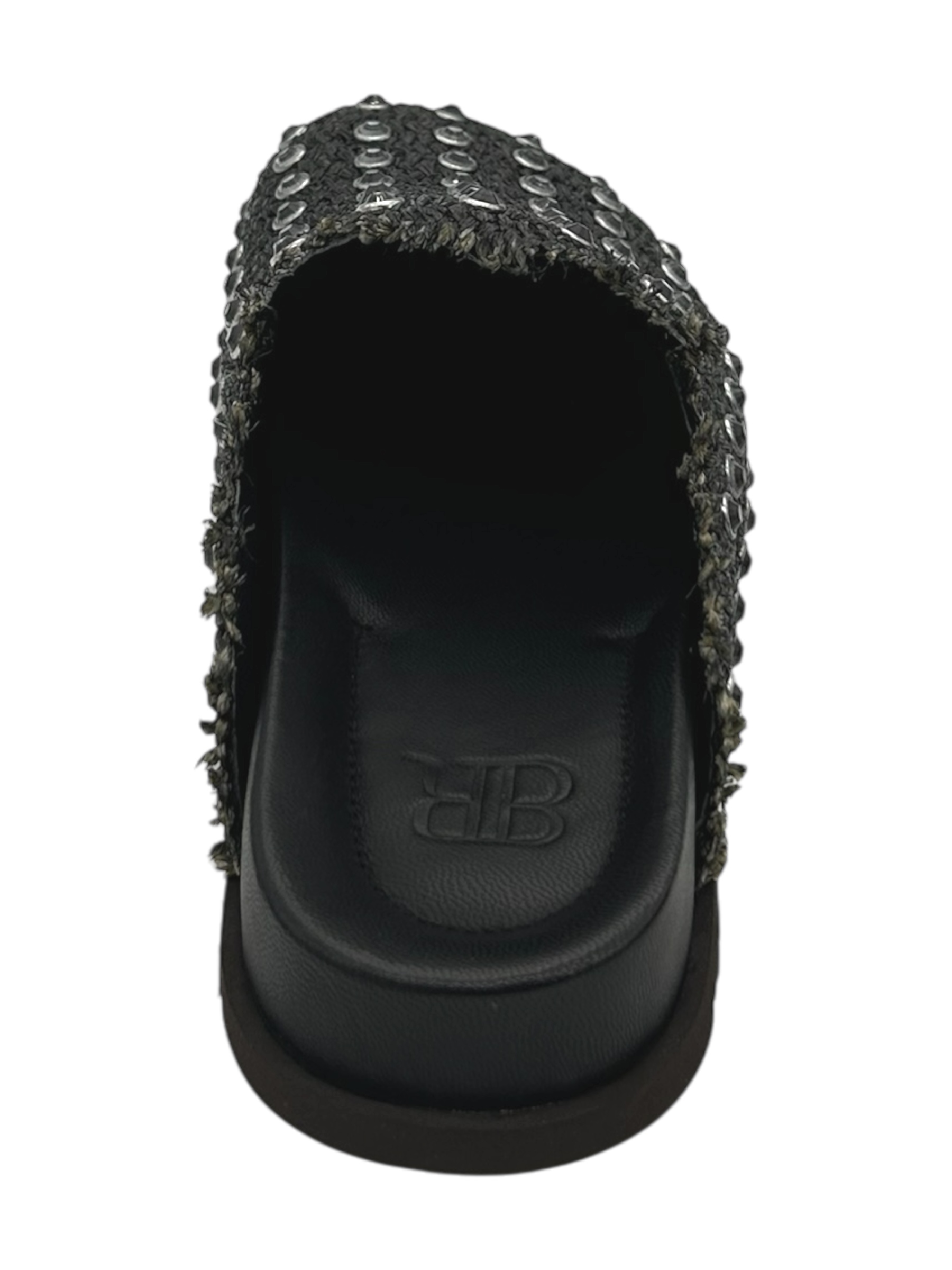 Sabot Black Rose by Zoe raffia Black - New Youker 01 -