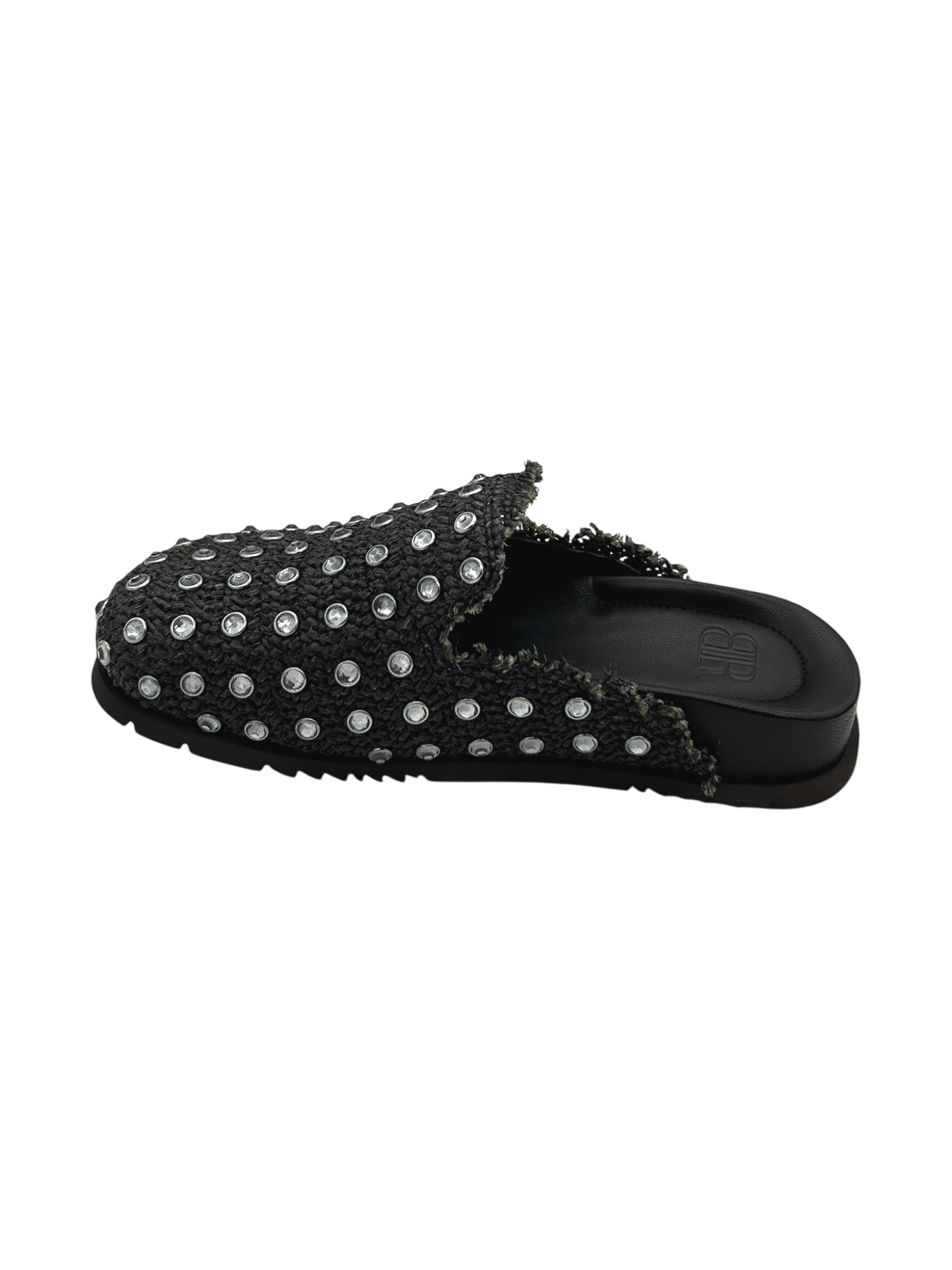 Sabot Black Rose by Zoe raffia Black - New Youker 01 -