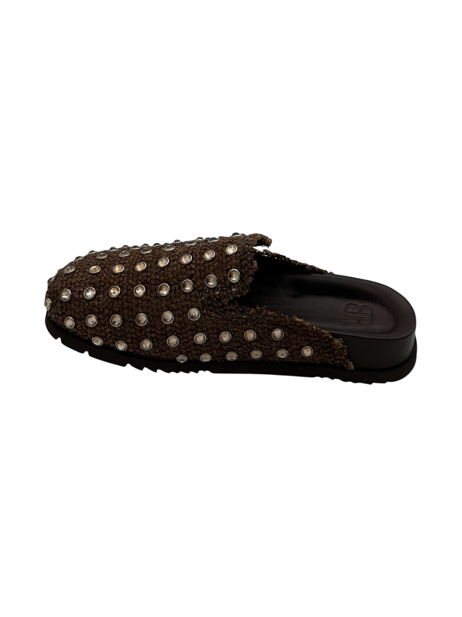 Sabot Black Rose by Zoe raffia Coffe - New Youker 01 -