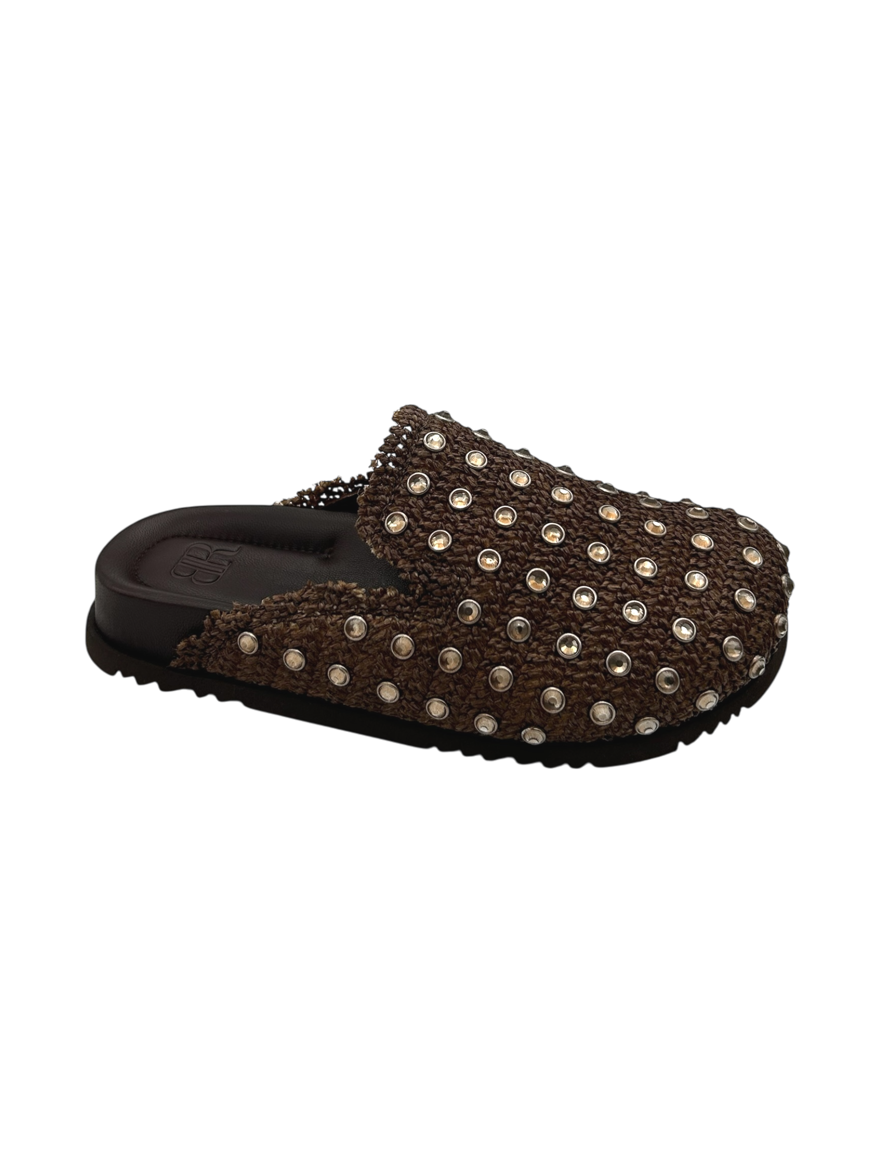 Sabot Black Rose by Zoe raffia Coffe - New Youker 01 -
