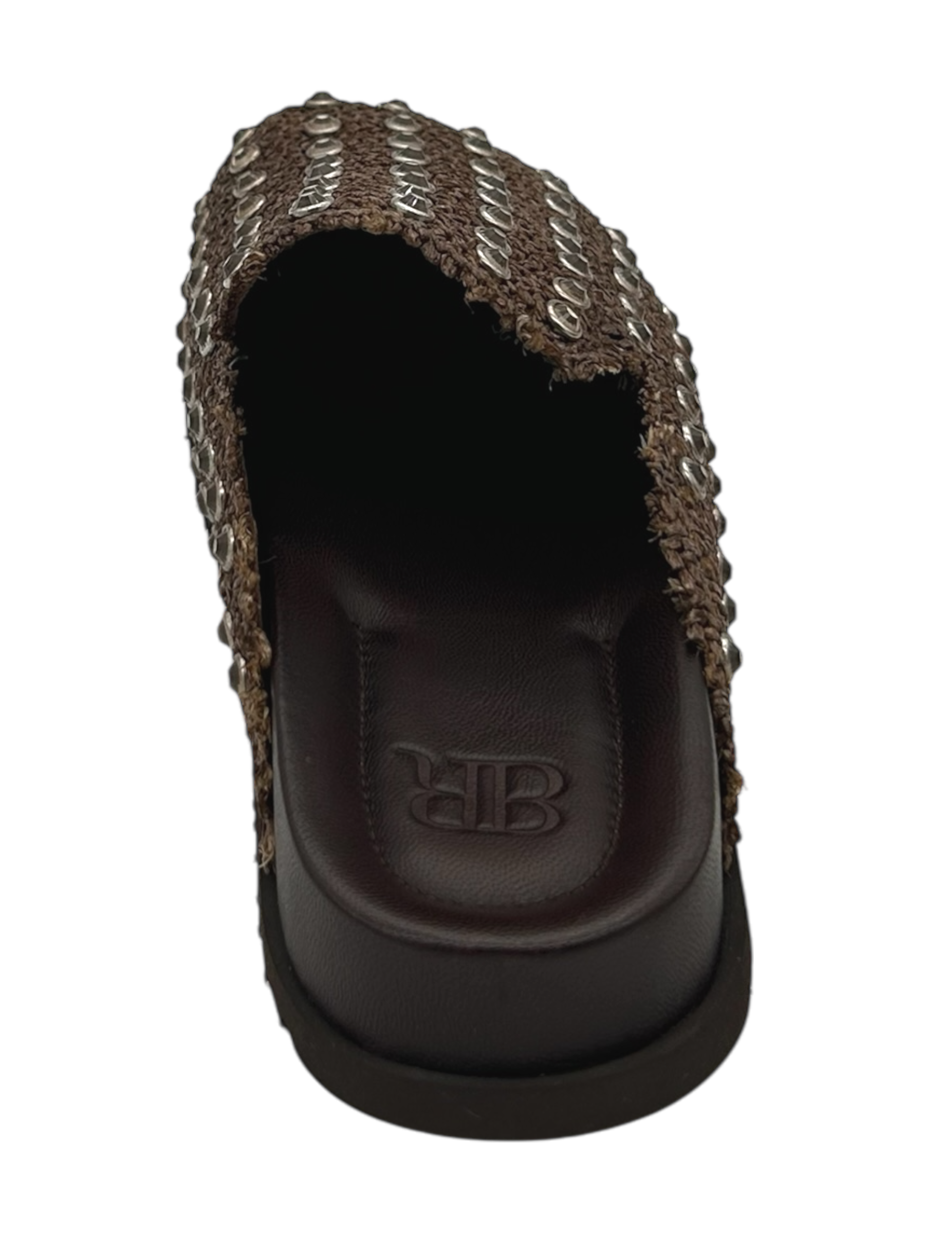 Sabot Black Rose by Zoe raffia Coffe - New Youker 01 -