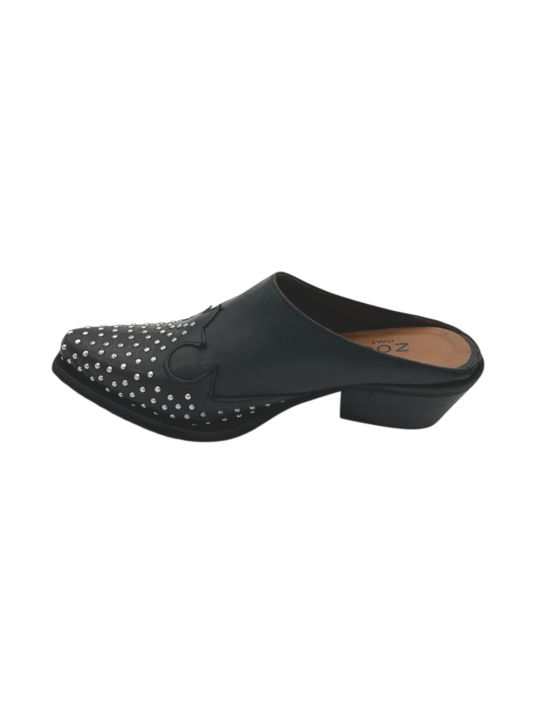 Sabot pelle texano Zoe Nero - Dakota 03 -