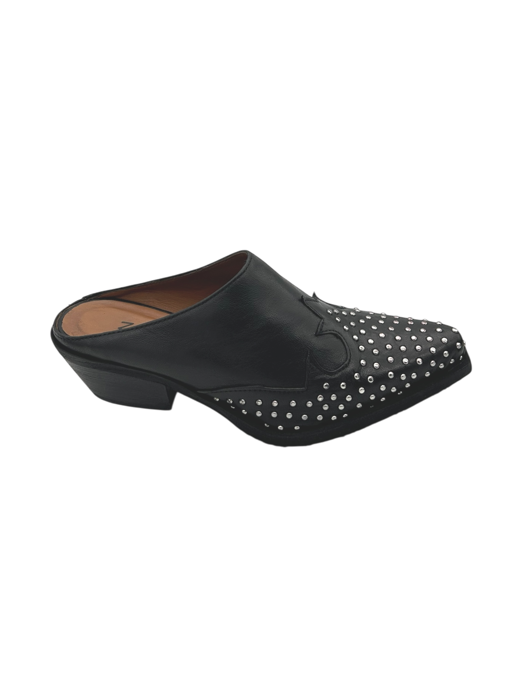Sabot pelle texano Zoe Nero - Dakota 03 -