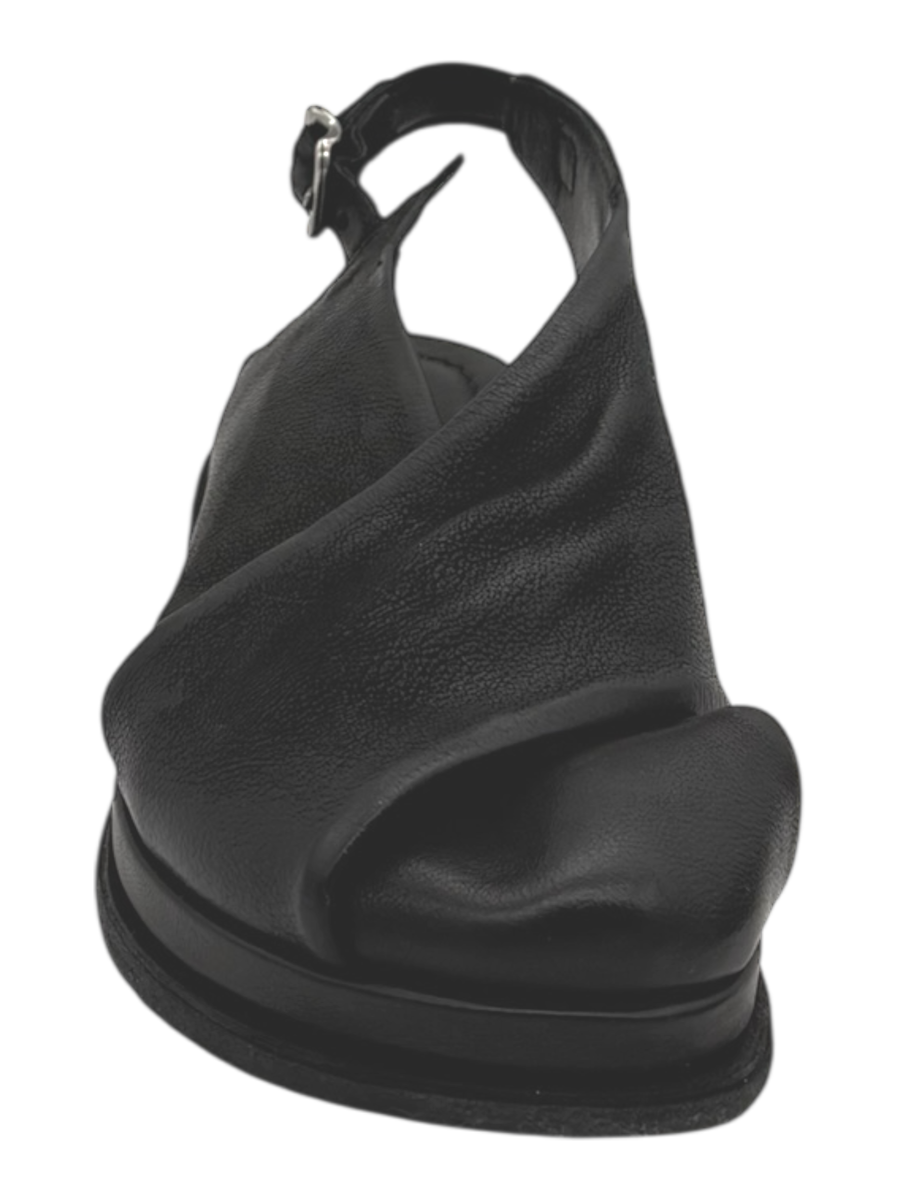 Sandalo pelle donna AS98 Black - B60021 -