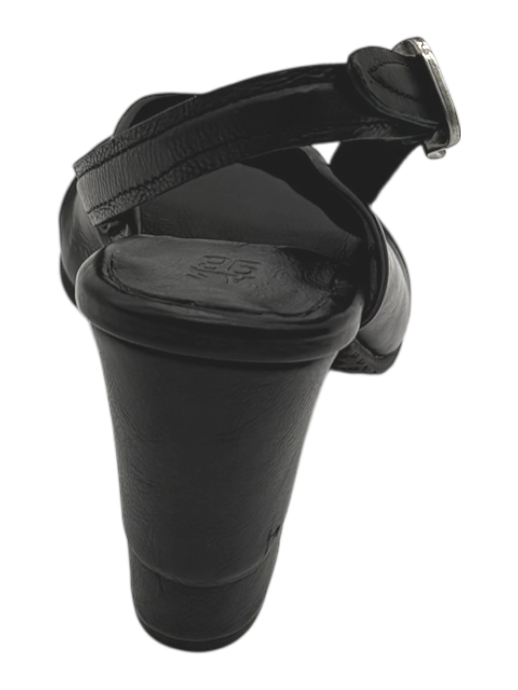 Sandalo pelle donna AS98 Black - C35001 -