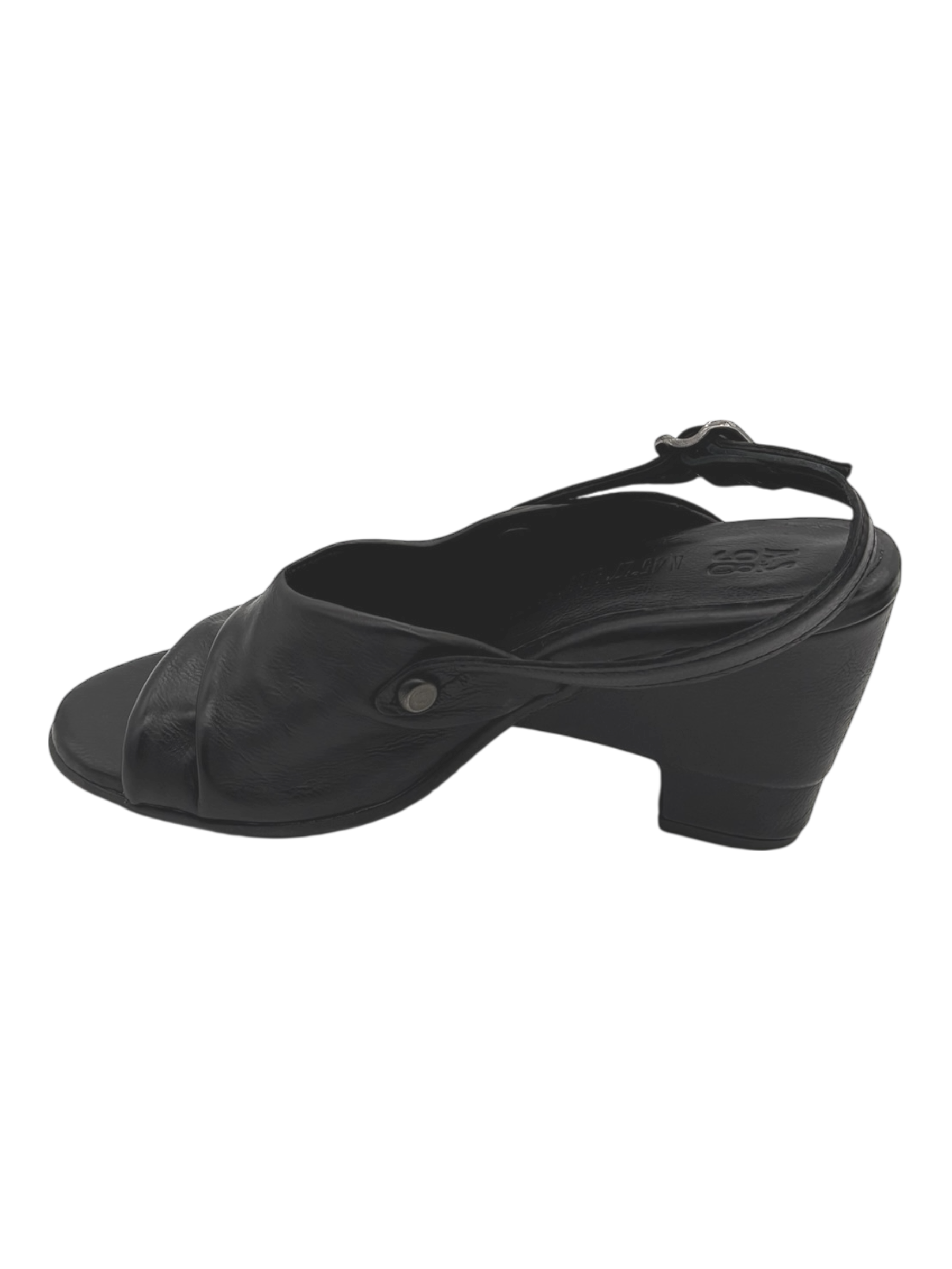 Sandalo pelle donna AS98 Black - C35001 -
