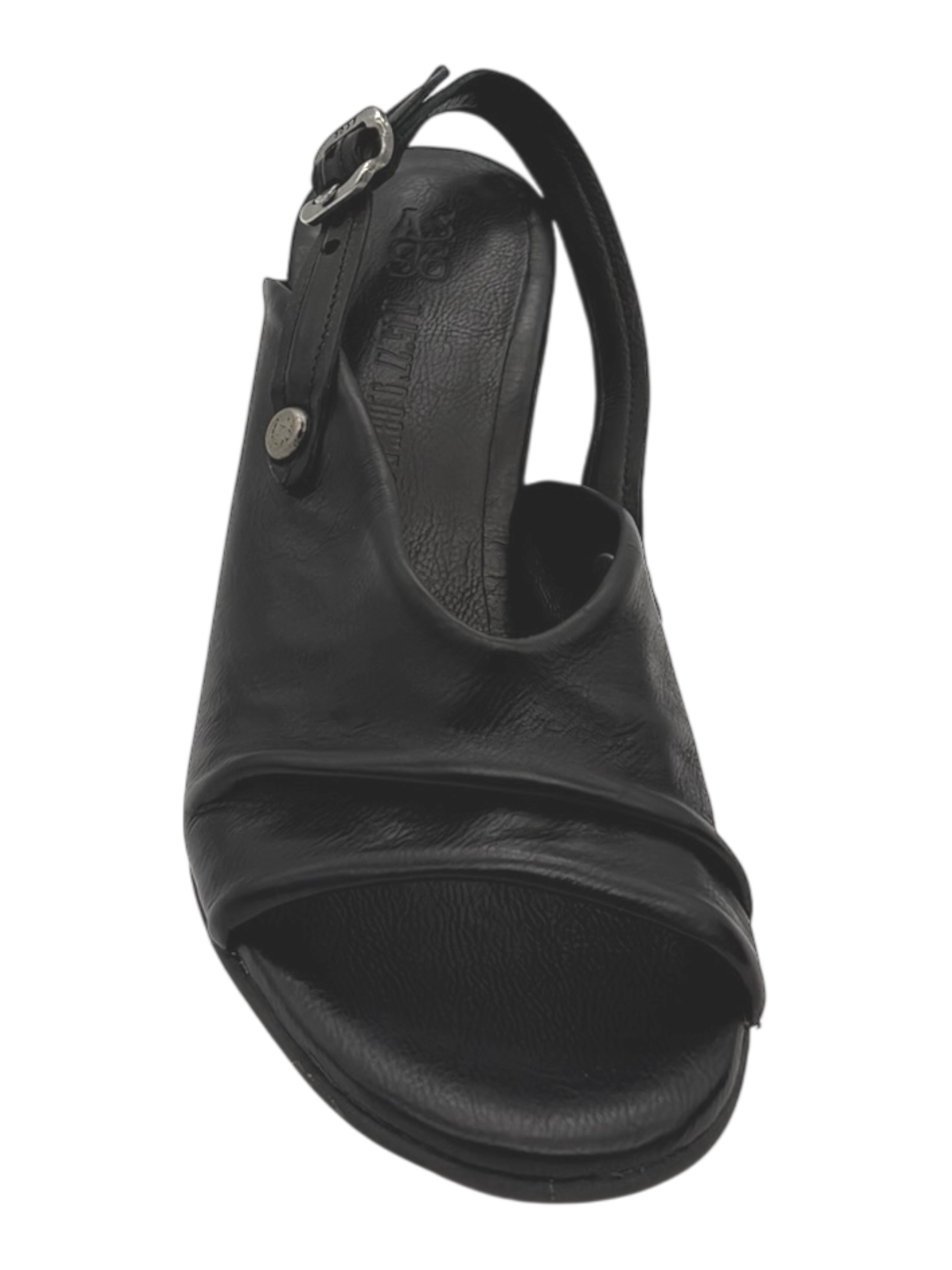 Sandalo pelle donna AS98 Black - C35001 -