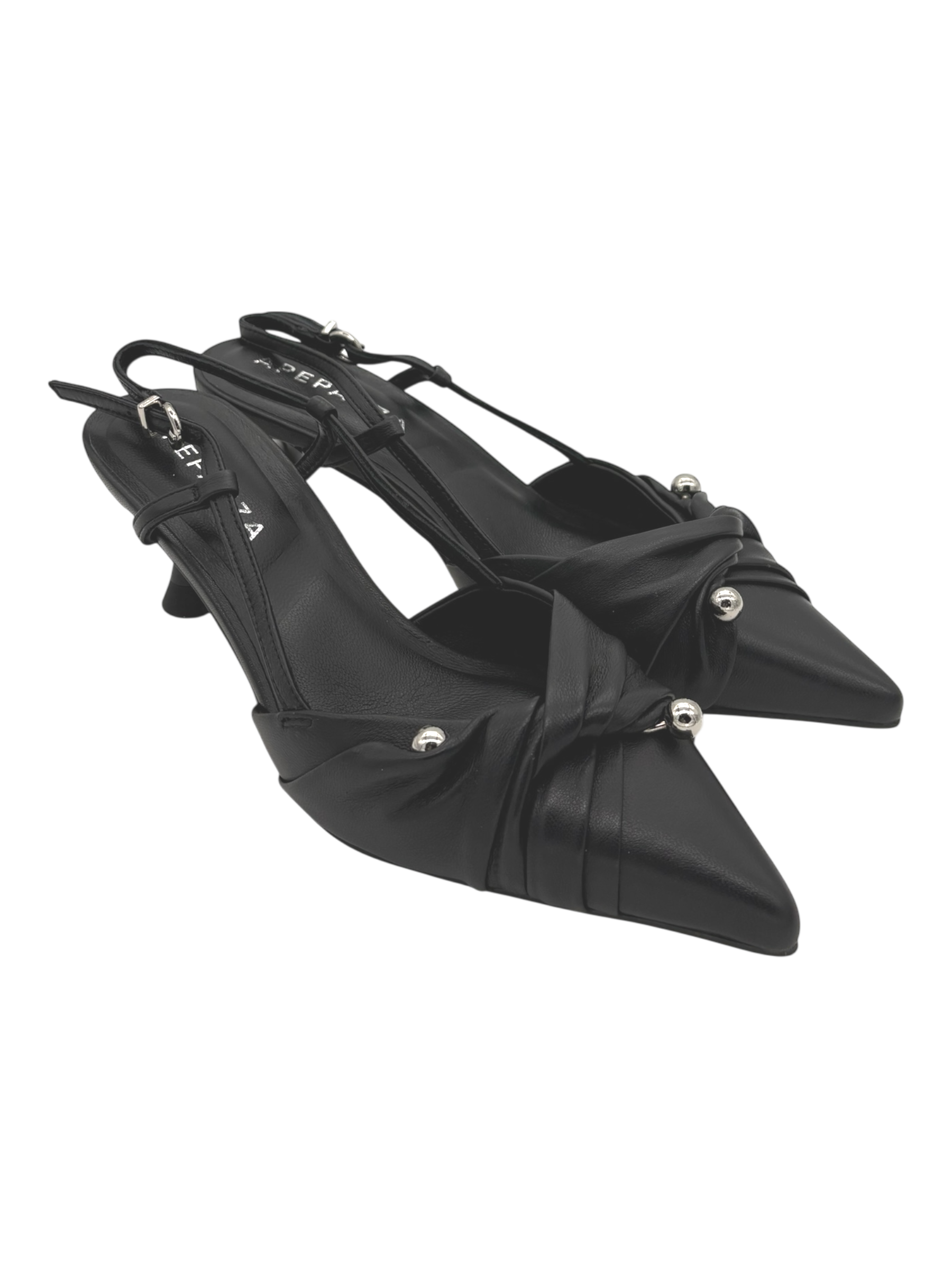 Sandalo pelle donna Apepazza Black - Lea Glow04-