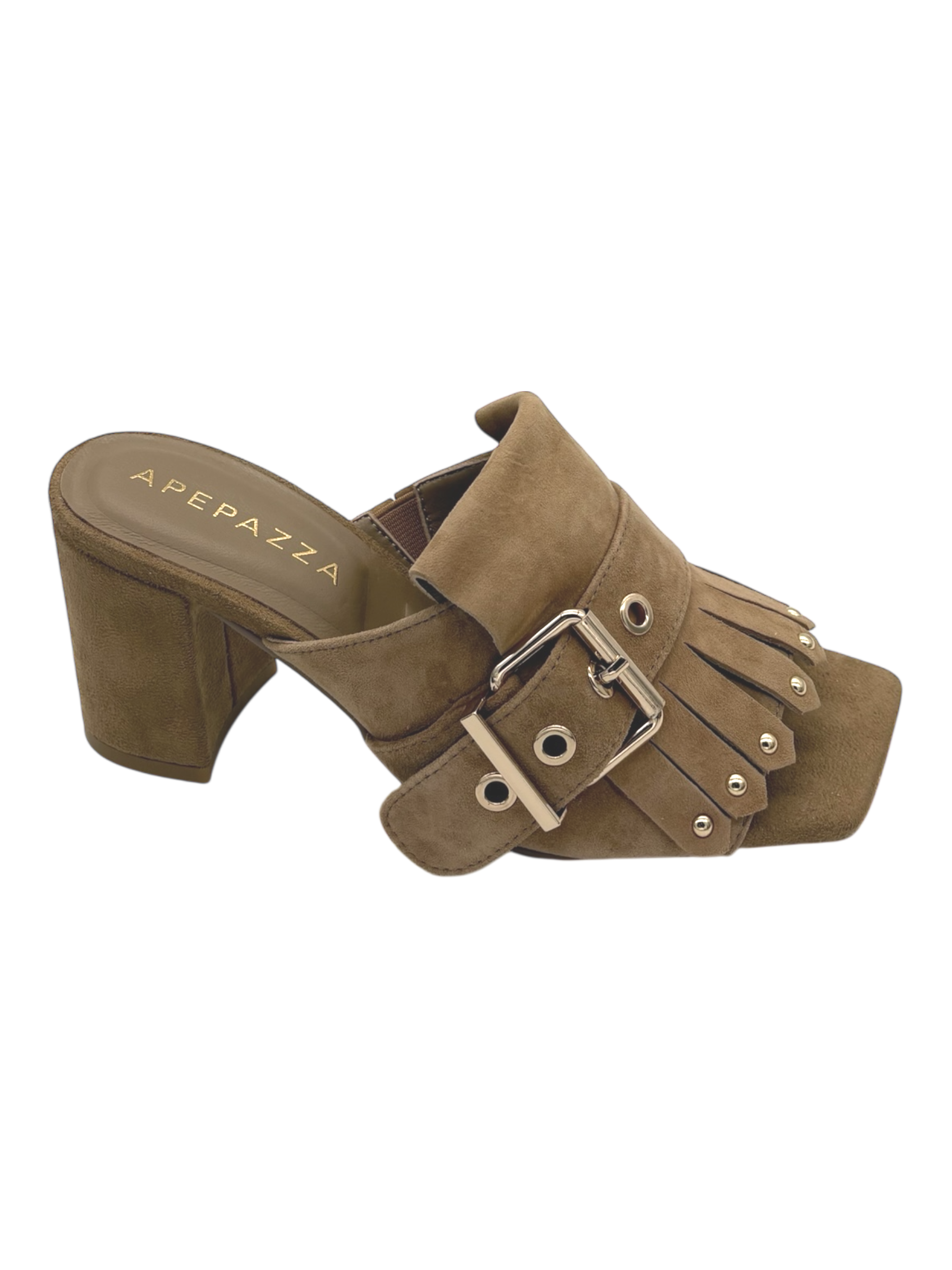 Sandalo pelle donna Apepazza Cognac - Freesia 01-