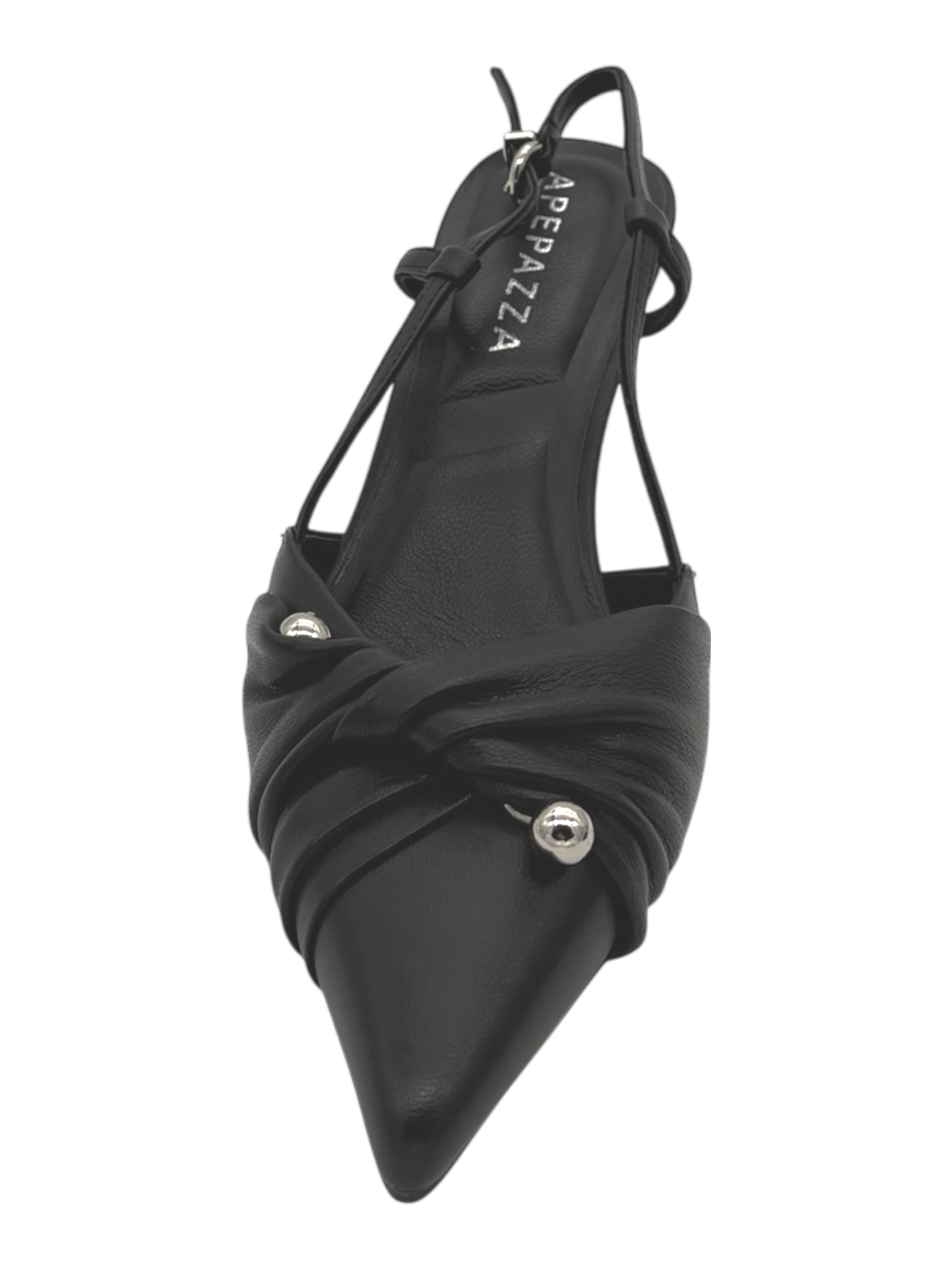 Sandalo pelle donna Apepazza Black - Lea Glow04-