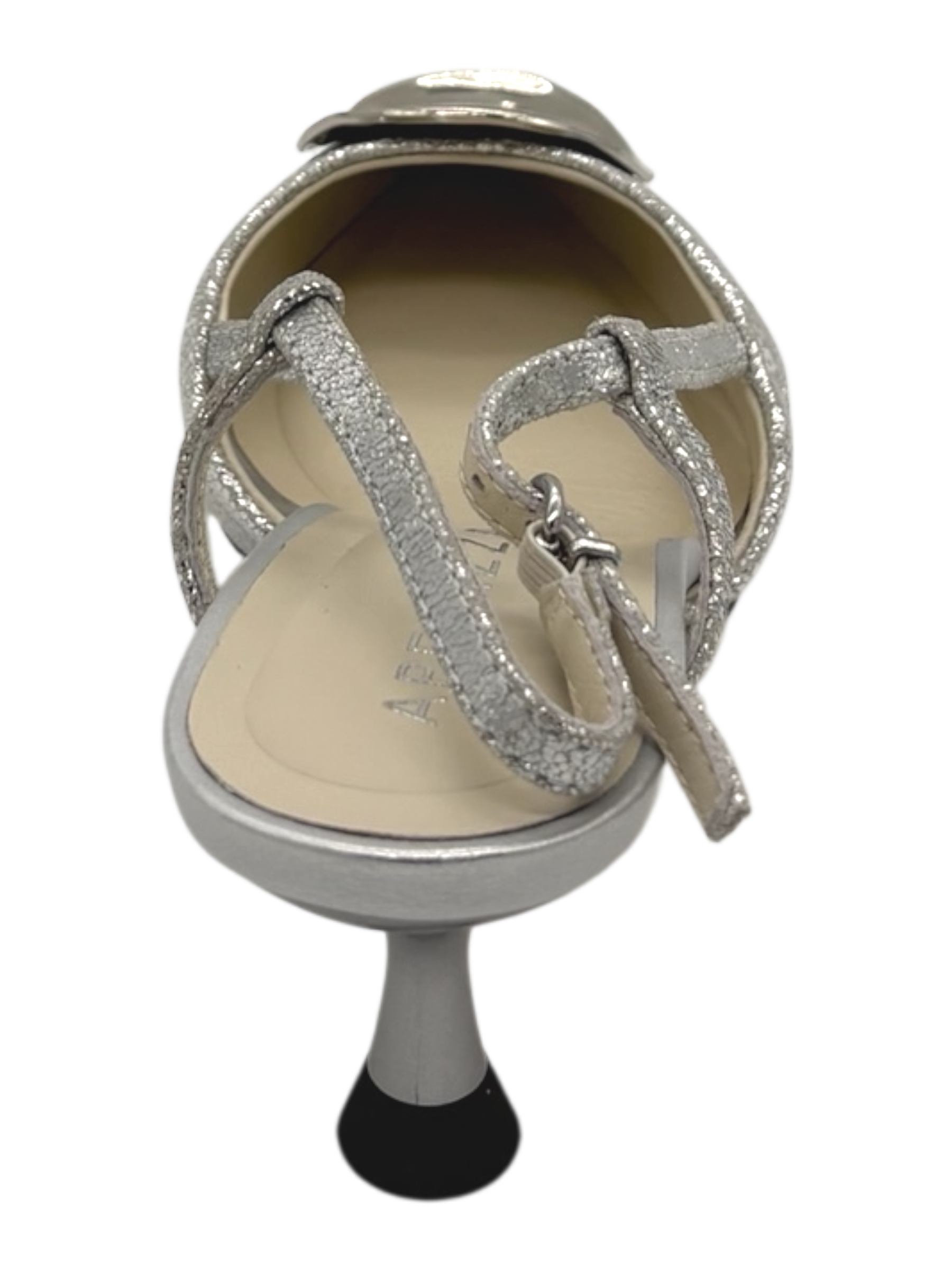 Sandalo pelle donna Apepazza Silver - Cra-