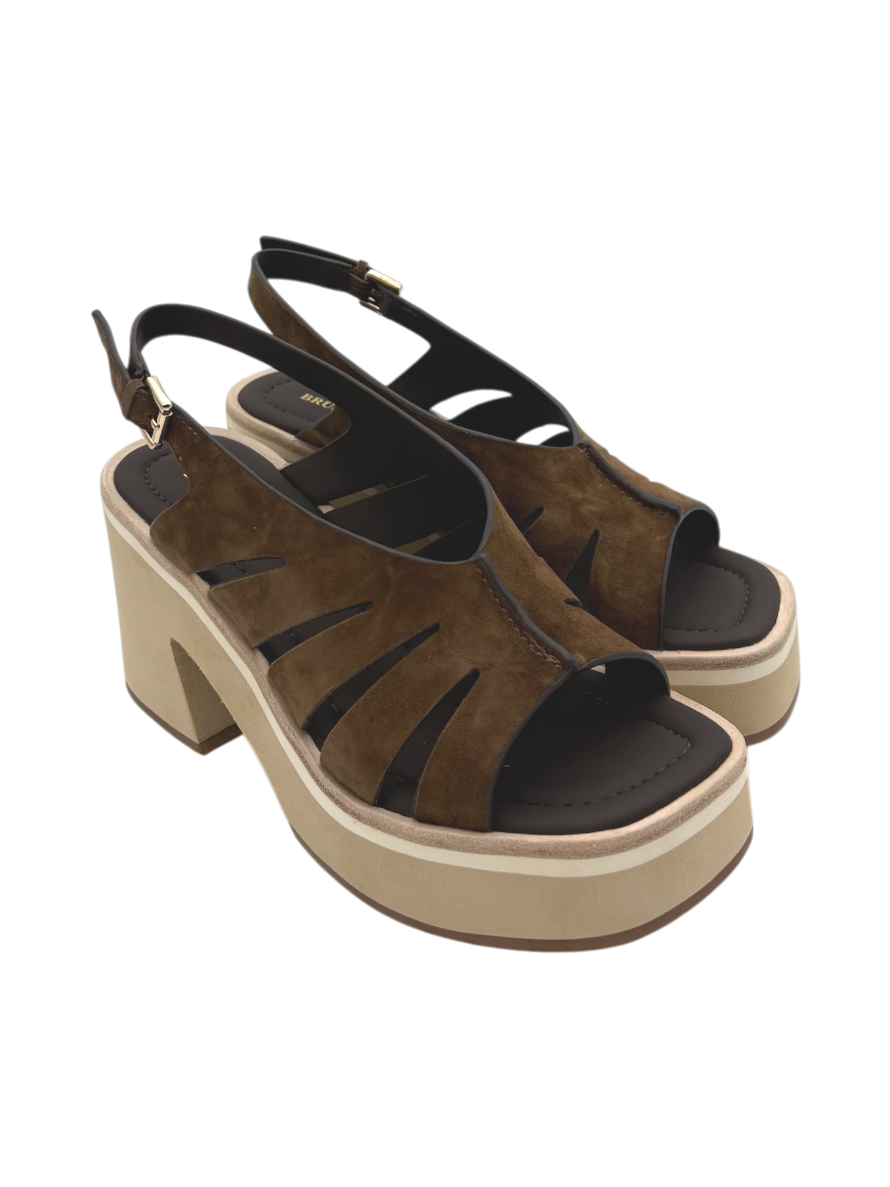 Sandalo pelle donna Bruno Premi Tabacco - BN6708X -