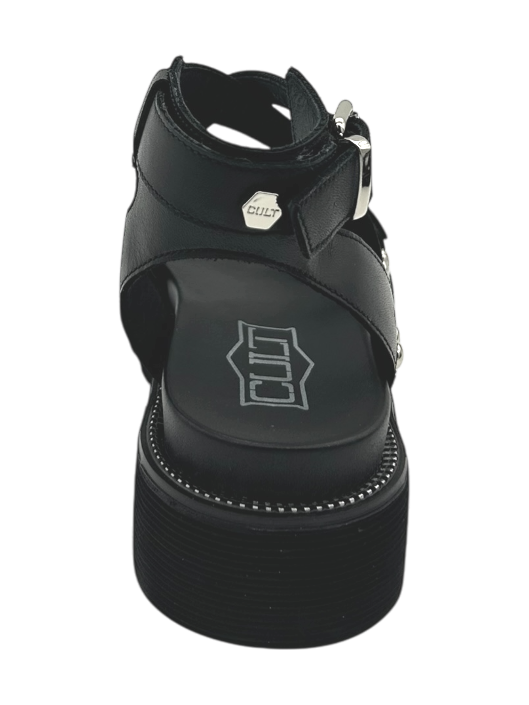Sandalo pelle donna CULT Black - Ziggy 4472 -
