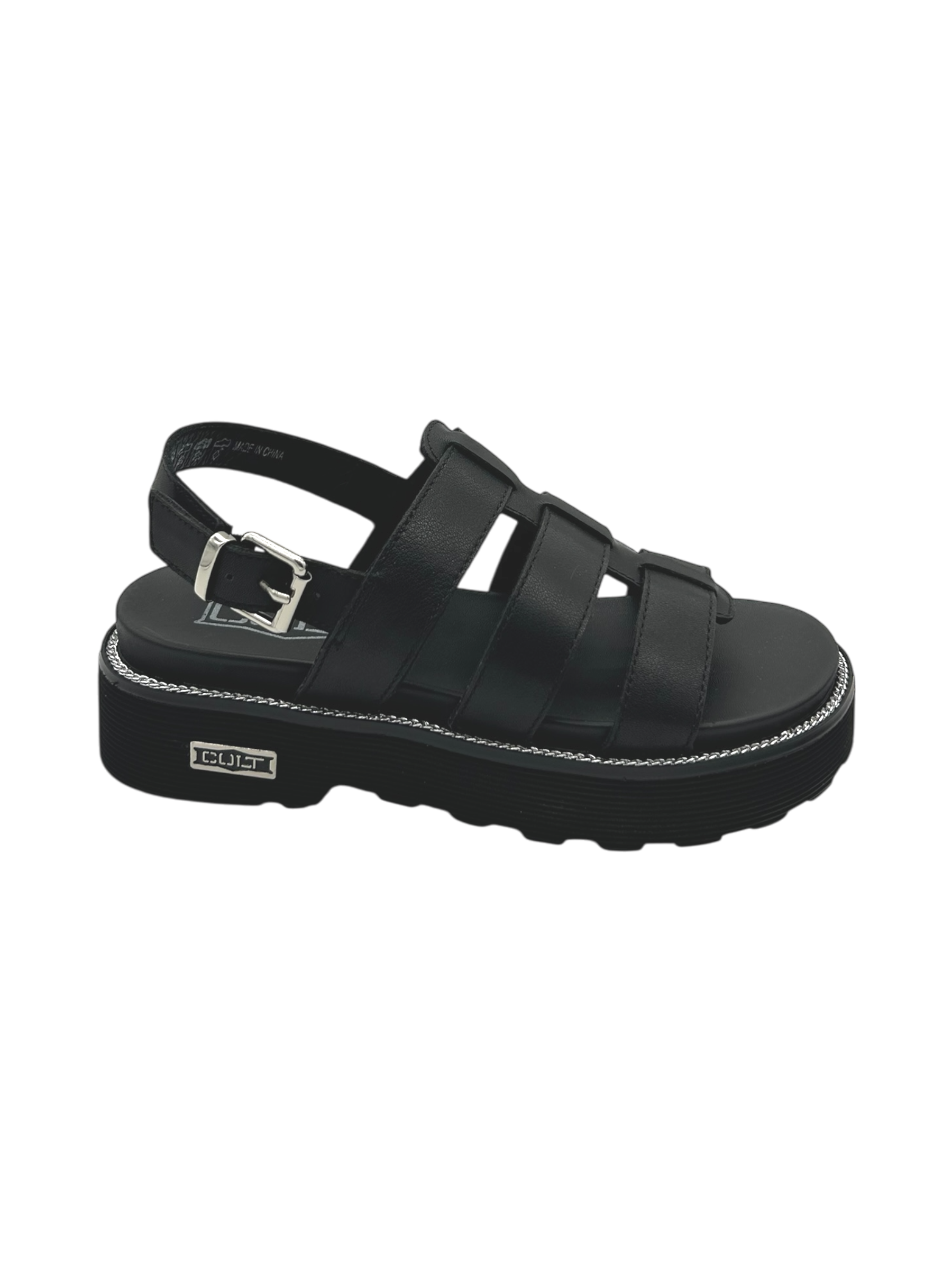 Sandalo pelle donna CULT Black - Ziggy 3137 -