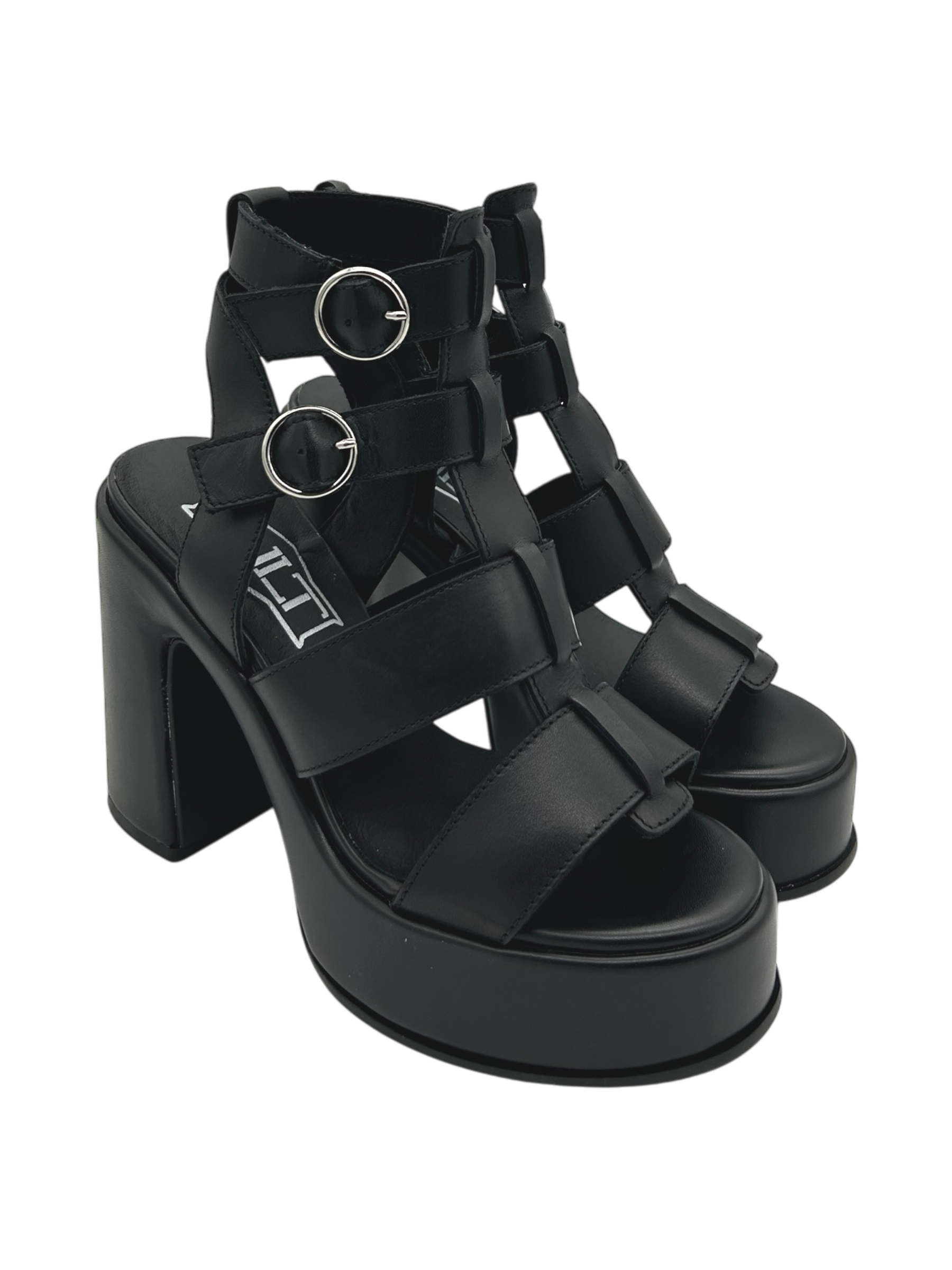 Sandalo pelle donna CULT Black - Bjork 4509 -