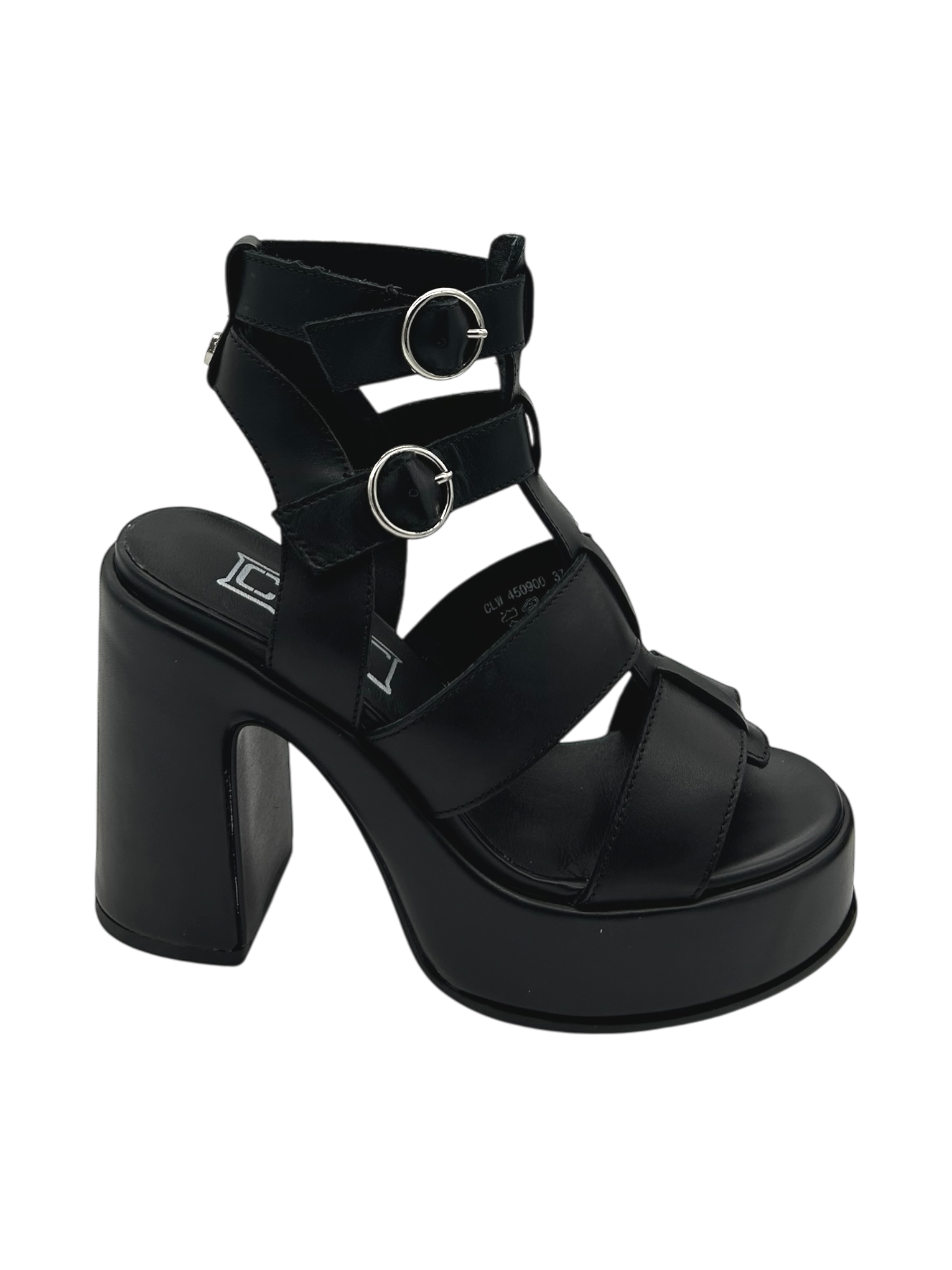Sandalo pelle donna CULT Black - Bjork 4509 -
