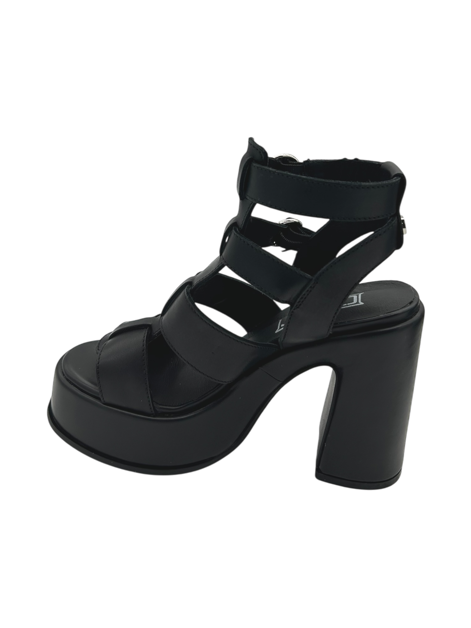 Sandalo pelle donna CULT Black - Bjork 4509 -