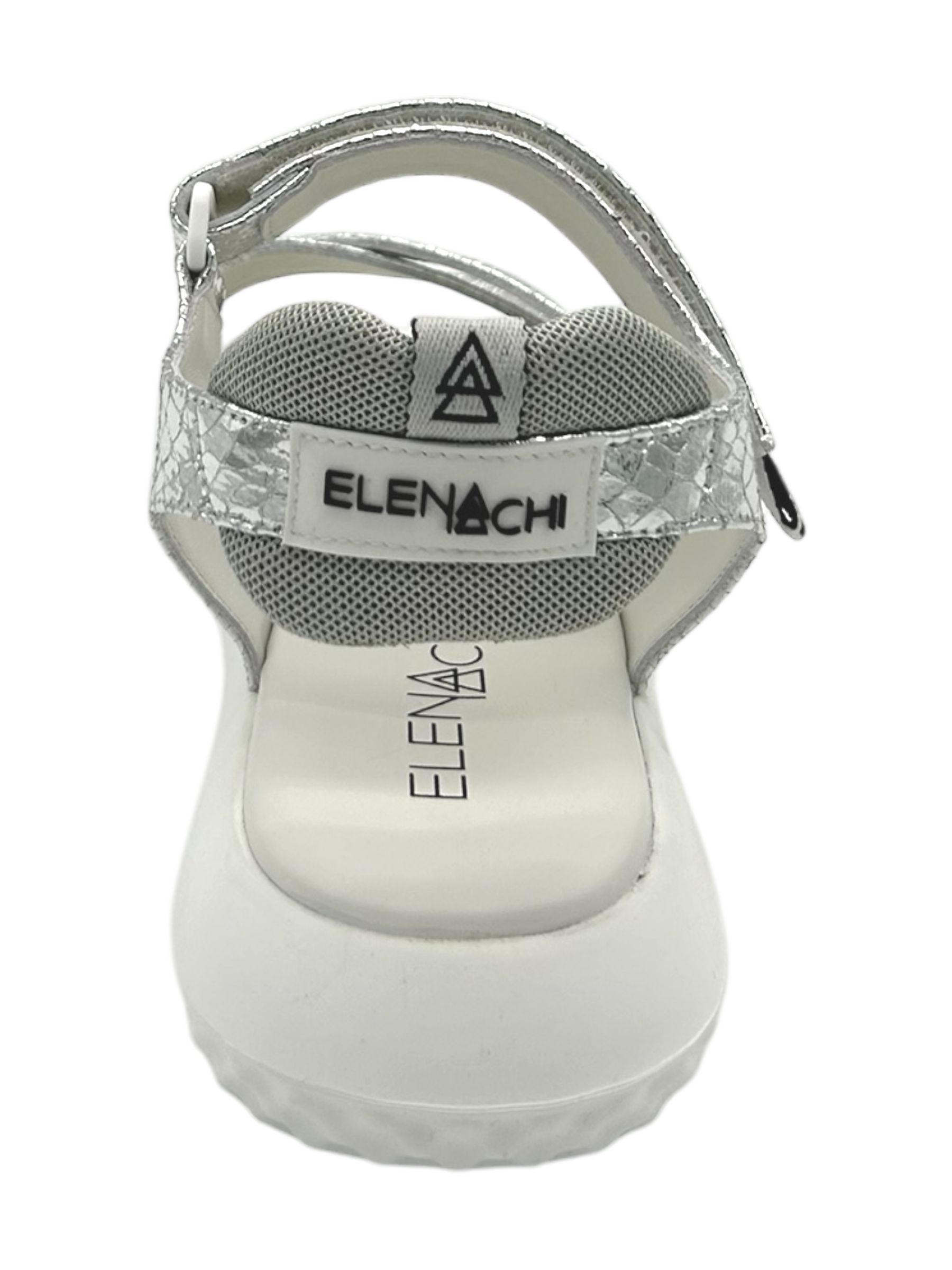 Sandalo pelle donna ELENA IACHI Silver - E3374 -
