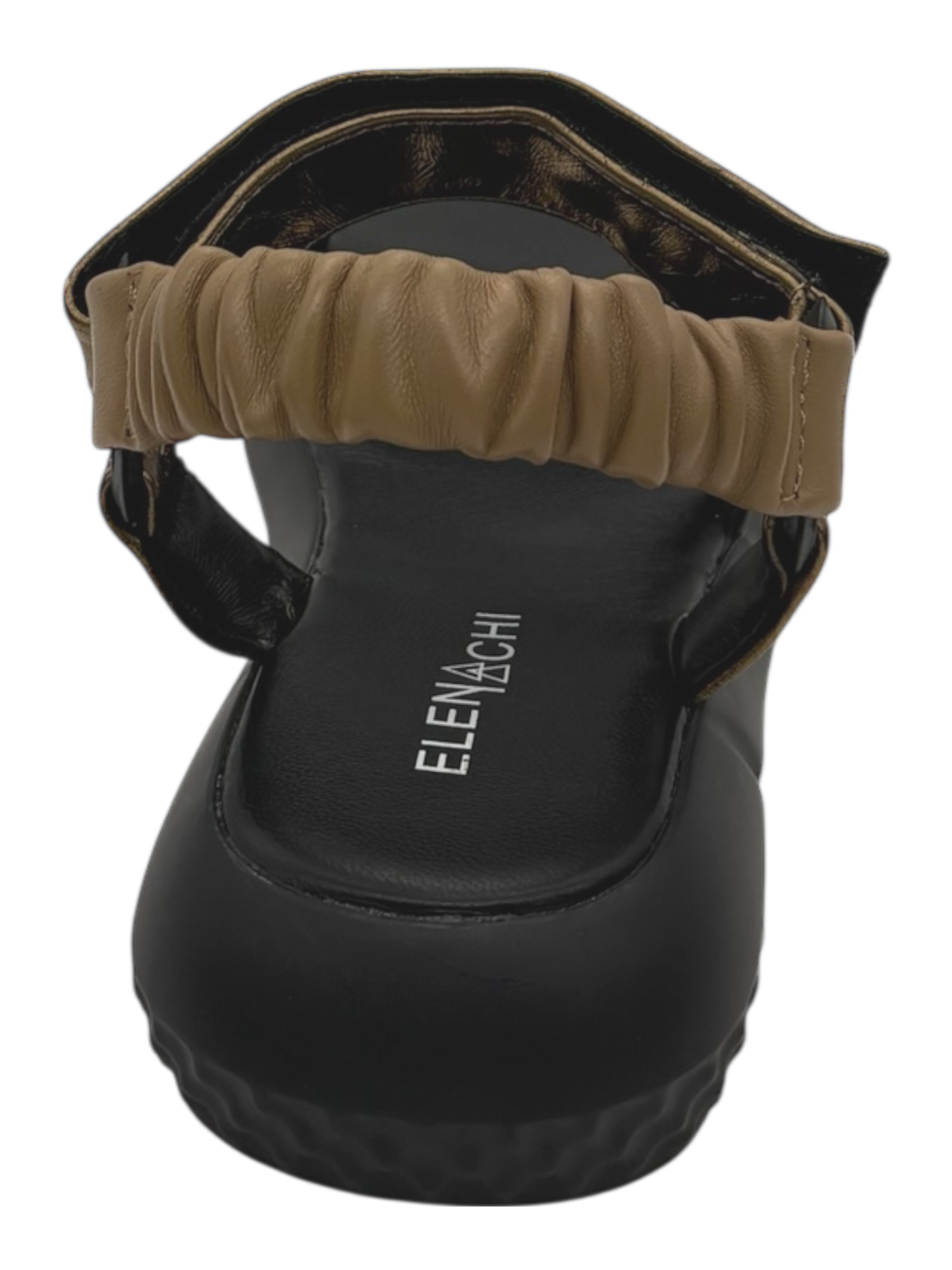Sandalo pelle donna ELENA IACHI Tabacco - E4280-