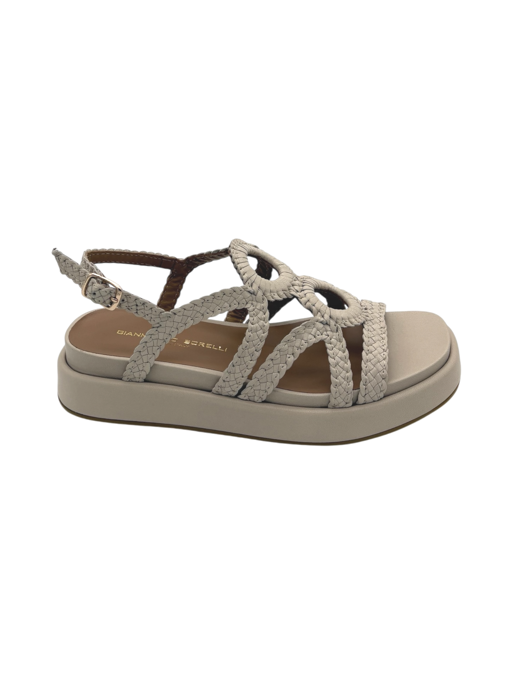 Sandalo pelle donna GIANMARCO SORELLI Bone -12270 Ares-