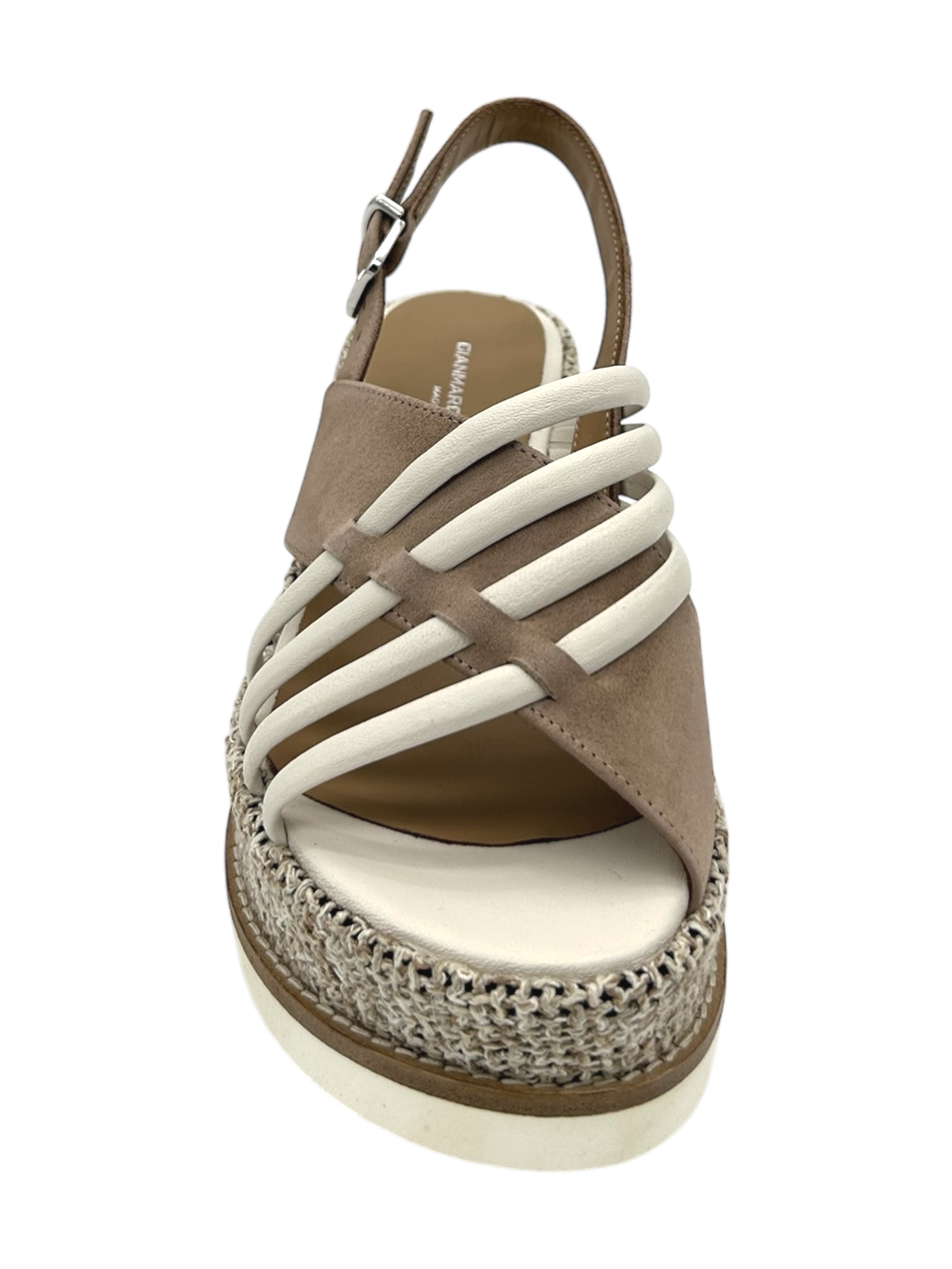 Sandalo pelle donna GIANMARCO SORELLI Off White - 3027 Jil -