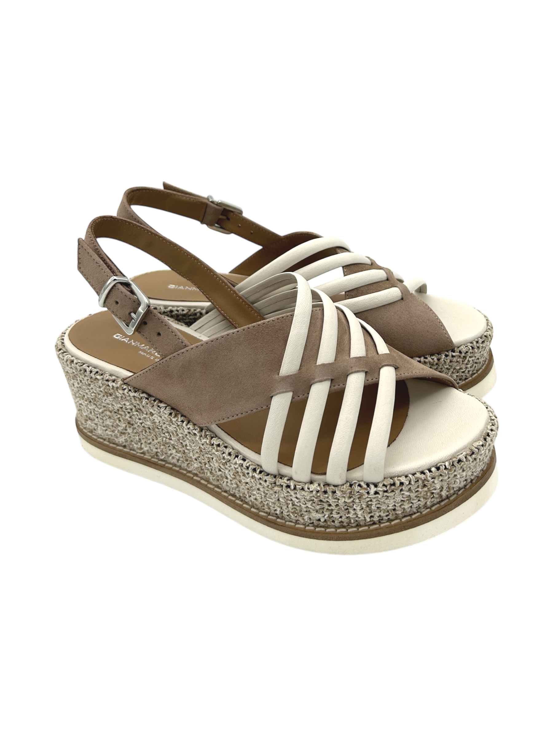 Sandalo pelle donna GIANMARCO SORELLI Off White - 3027 Jil -