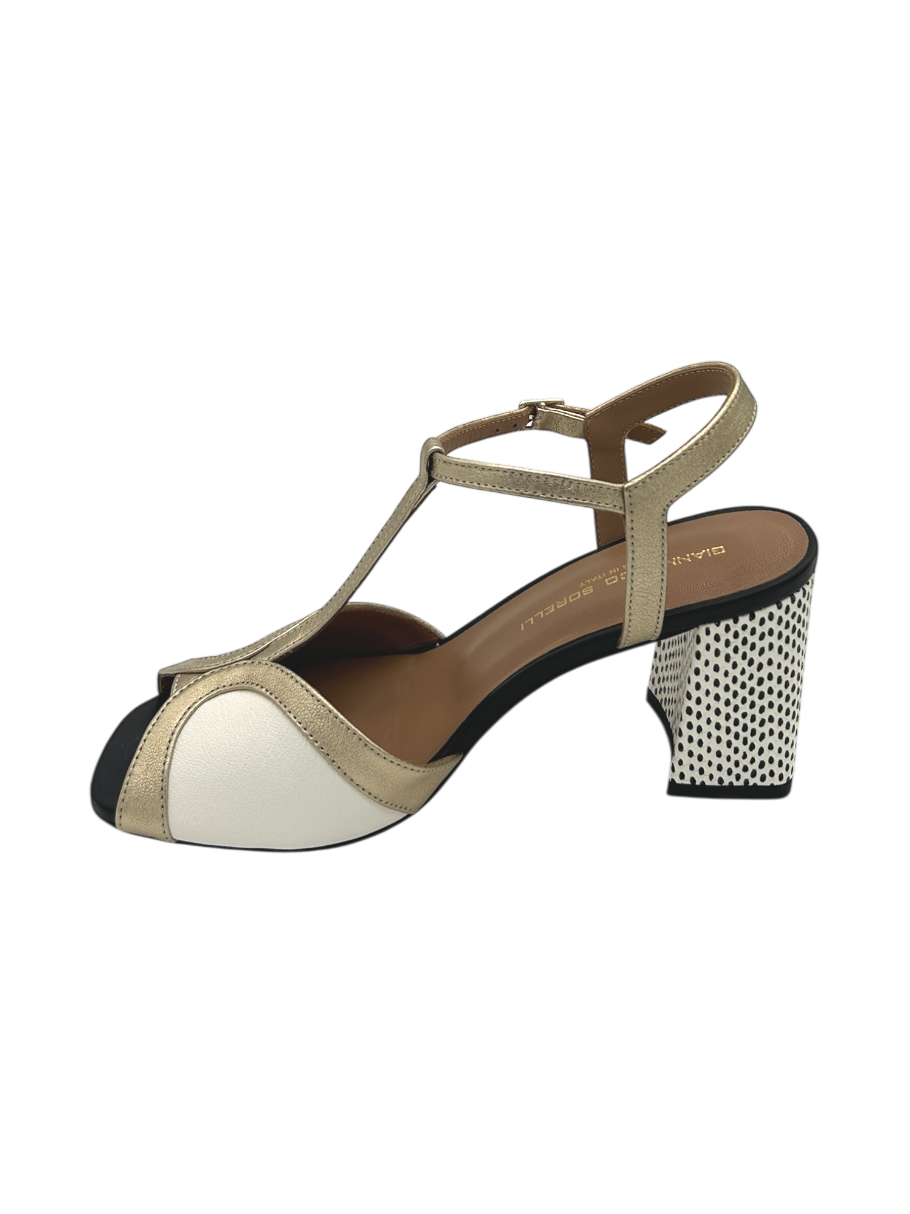 Sandalo pelle donna GIANMARCO SORELLI Bianco -2225 Ruby-