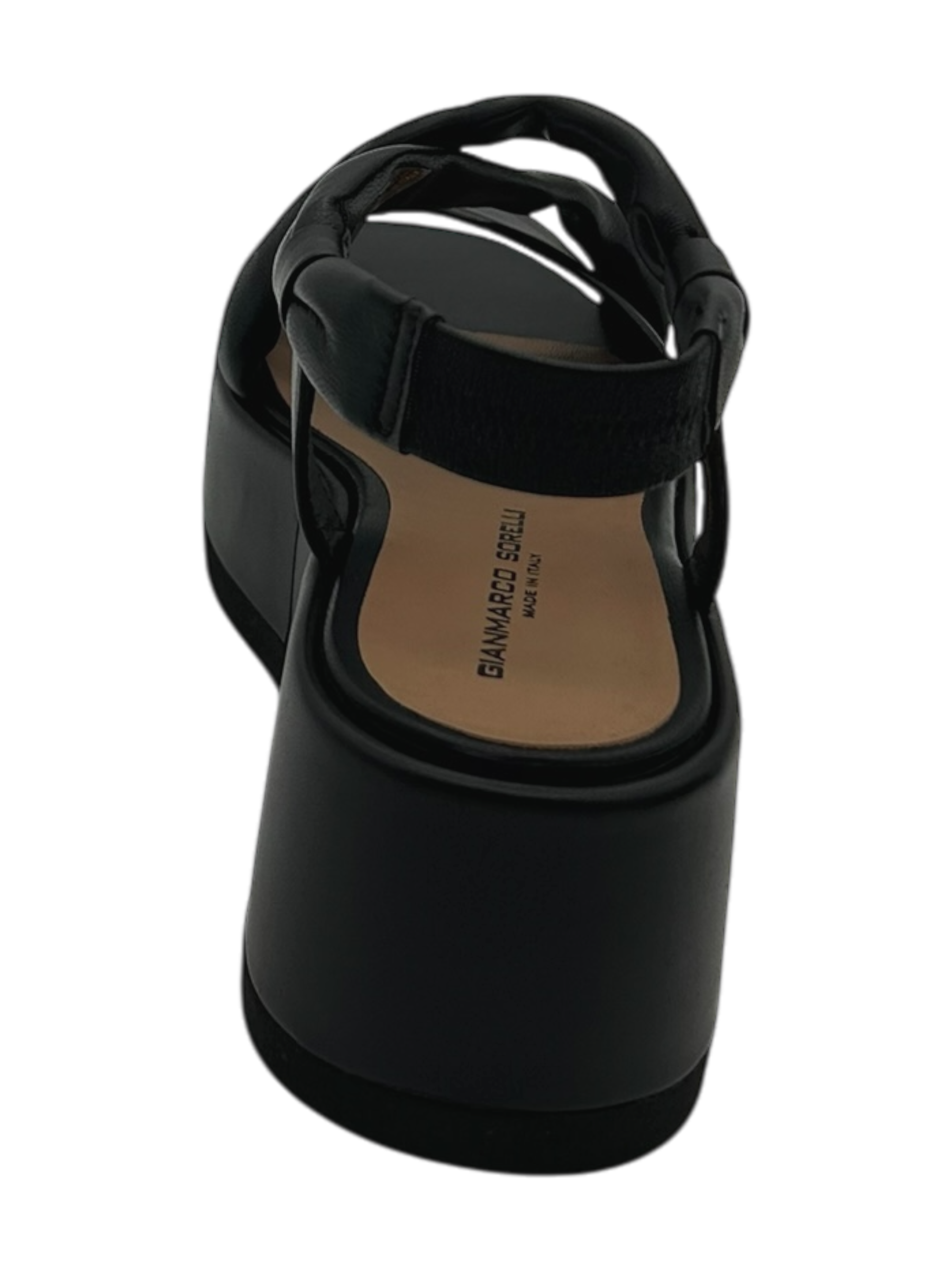 Sandalo pelle donna GIANMARCO SORELLI Nero - 2110 Kira -