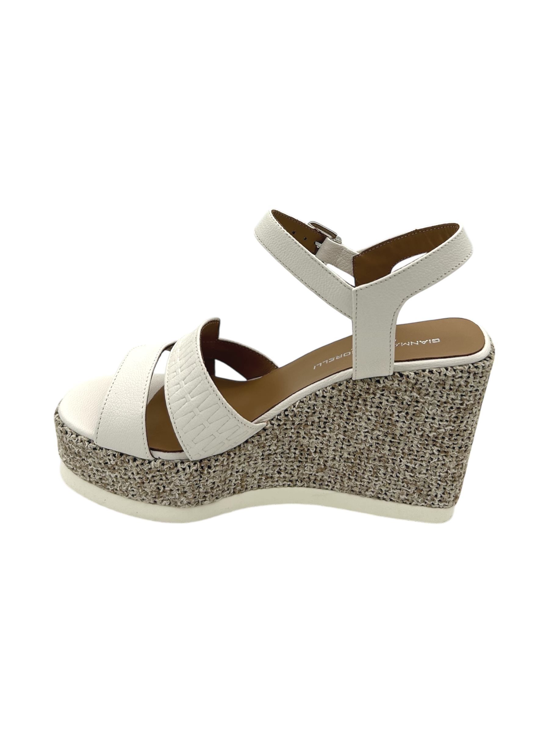 Sandalo pelle donna GIANMARCO SORELLI Bianco - 3033 Vale -