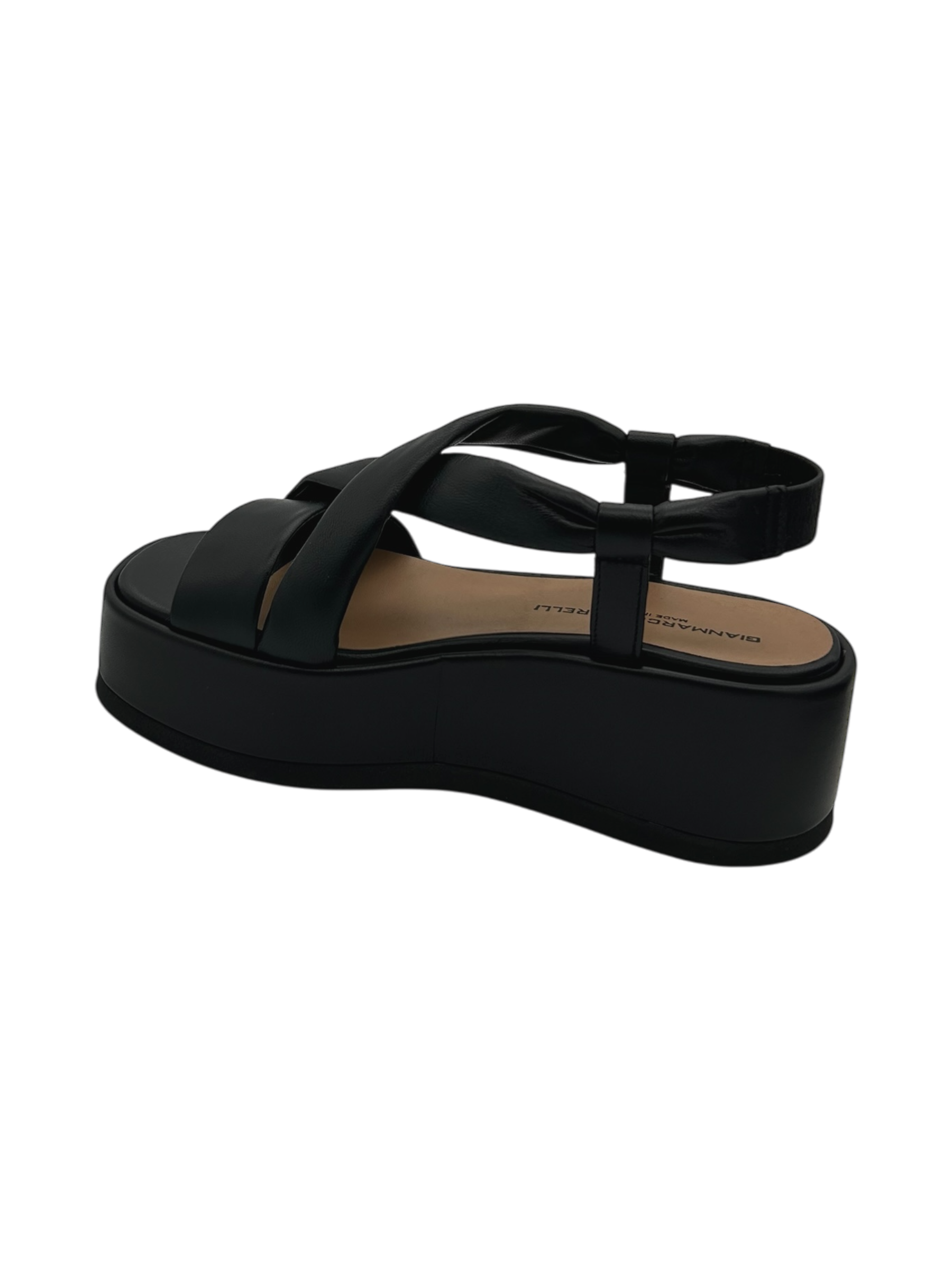 Sandalo pelle donna GIANMARCO SORELLI Nero - 2110 Kira -