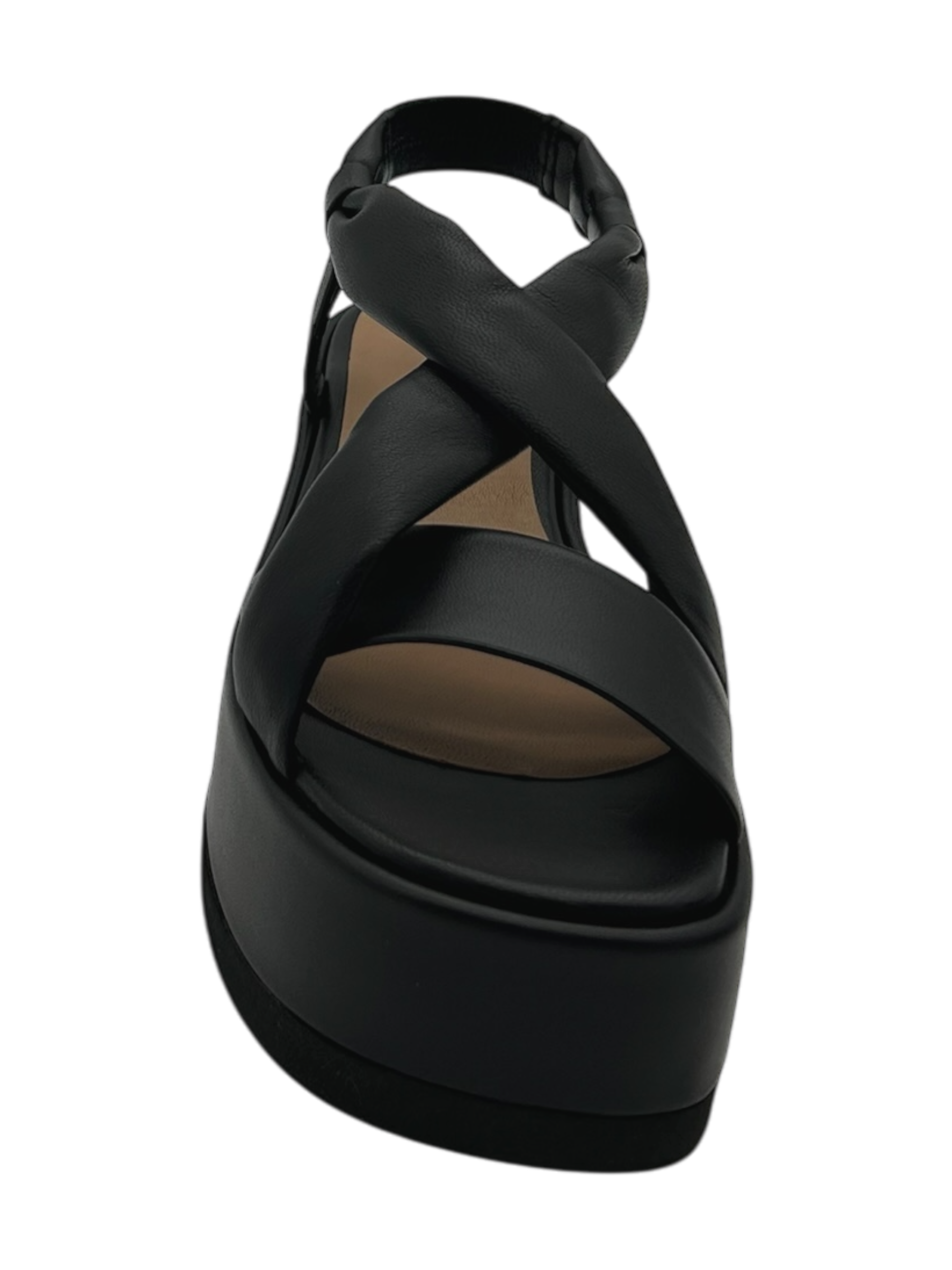 Sandalo pelle donna GIANMARCO SORELLI Nero - 2110 Kira -