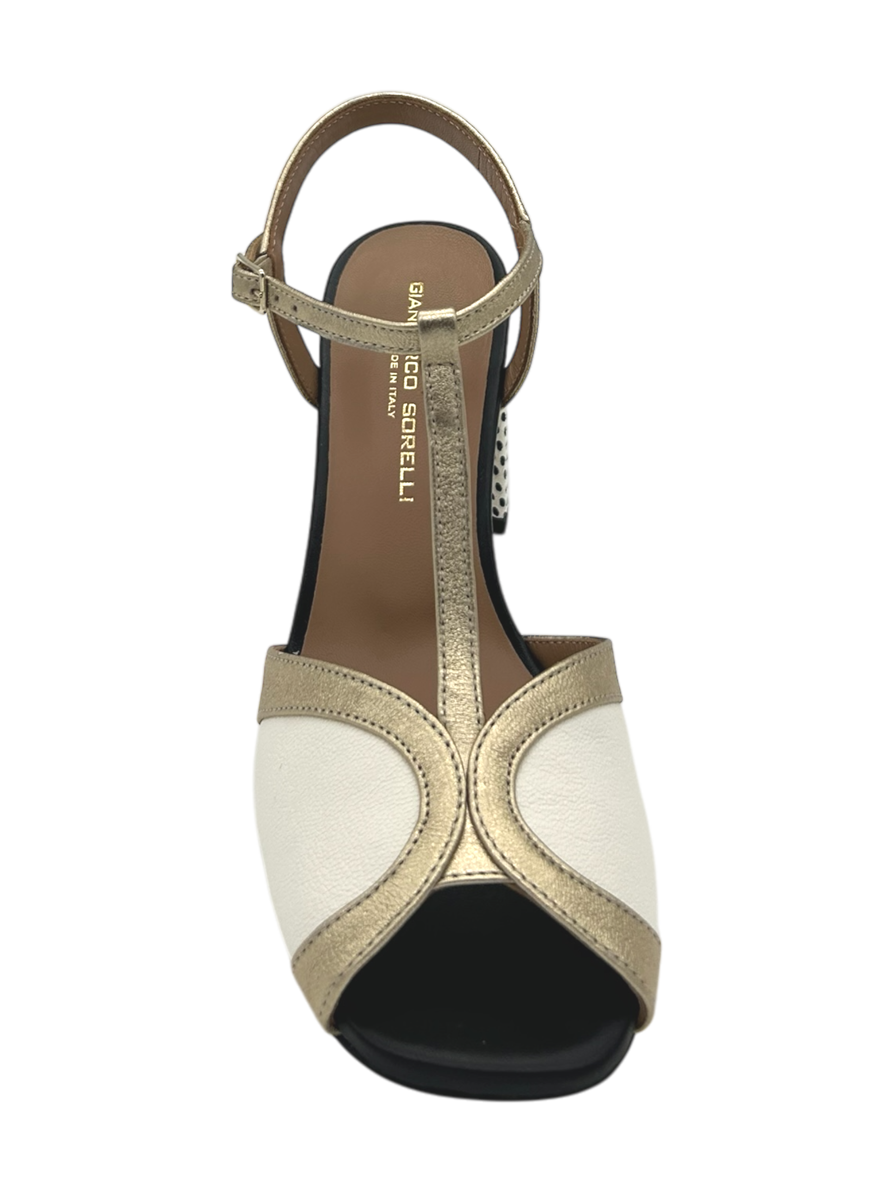 Sandalo pelle donna GIANMARCO SORELLI Bianco -2225 Ruby-